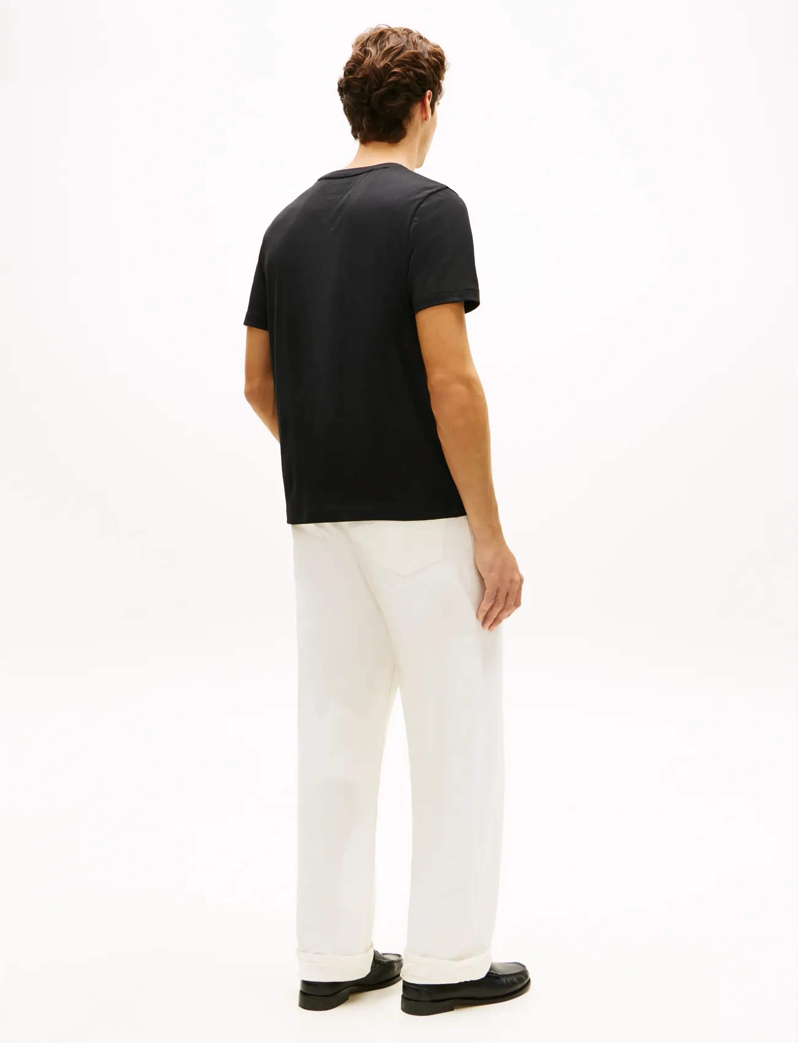 Tommy Hilfiger - BRAND LOVE  STRIPE TEE - short-sleeved t-shirts - black - 2