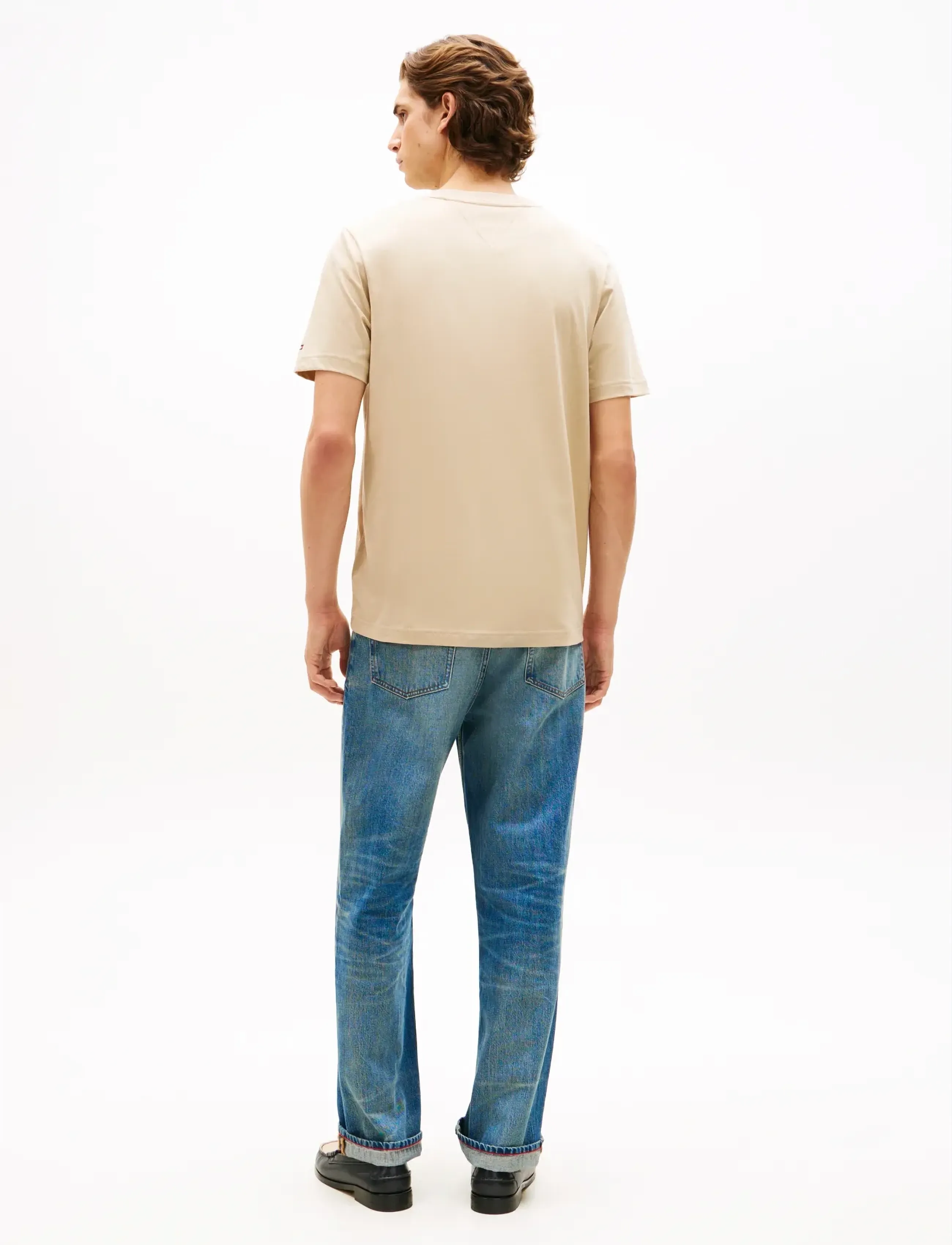Tommy Hilfiger - BRAND LOVE  STRIPE TEE - short-sleeved t-shirts - sandalwood - 2