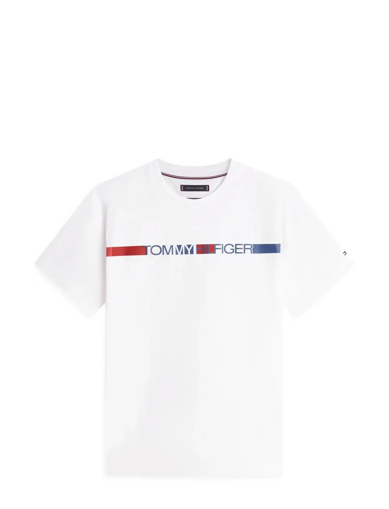 TOMMY HILFIGER Marke Love Stripe Tee Weiß - XXL - Herren