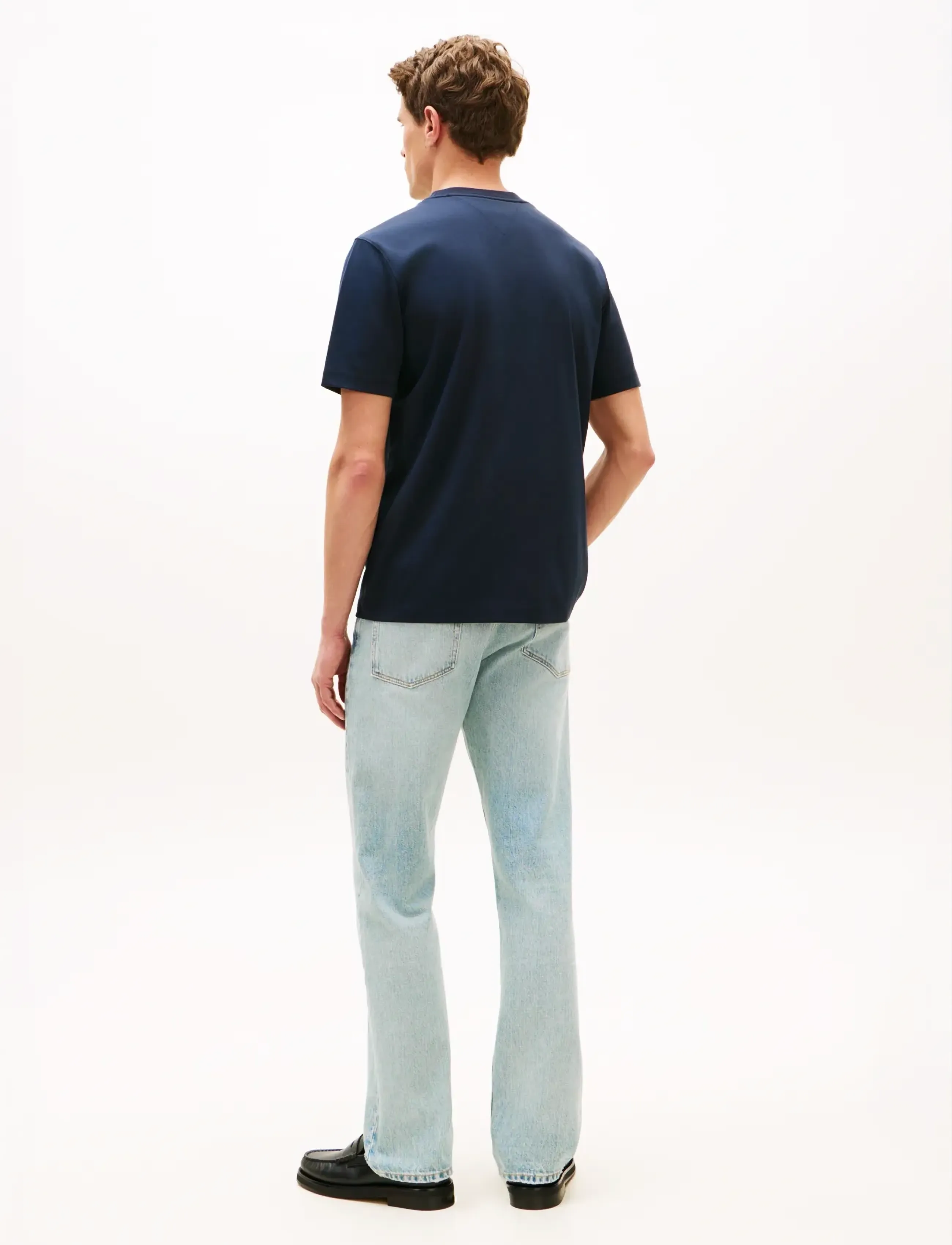 Tommy Hilfiger - COUNTRY CLUB INTERLOCK TEE - kortärmade t-shirts - desert sky - 2