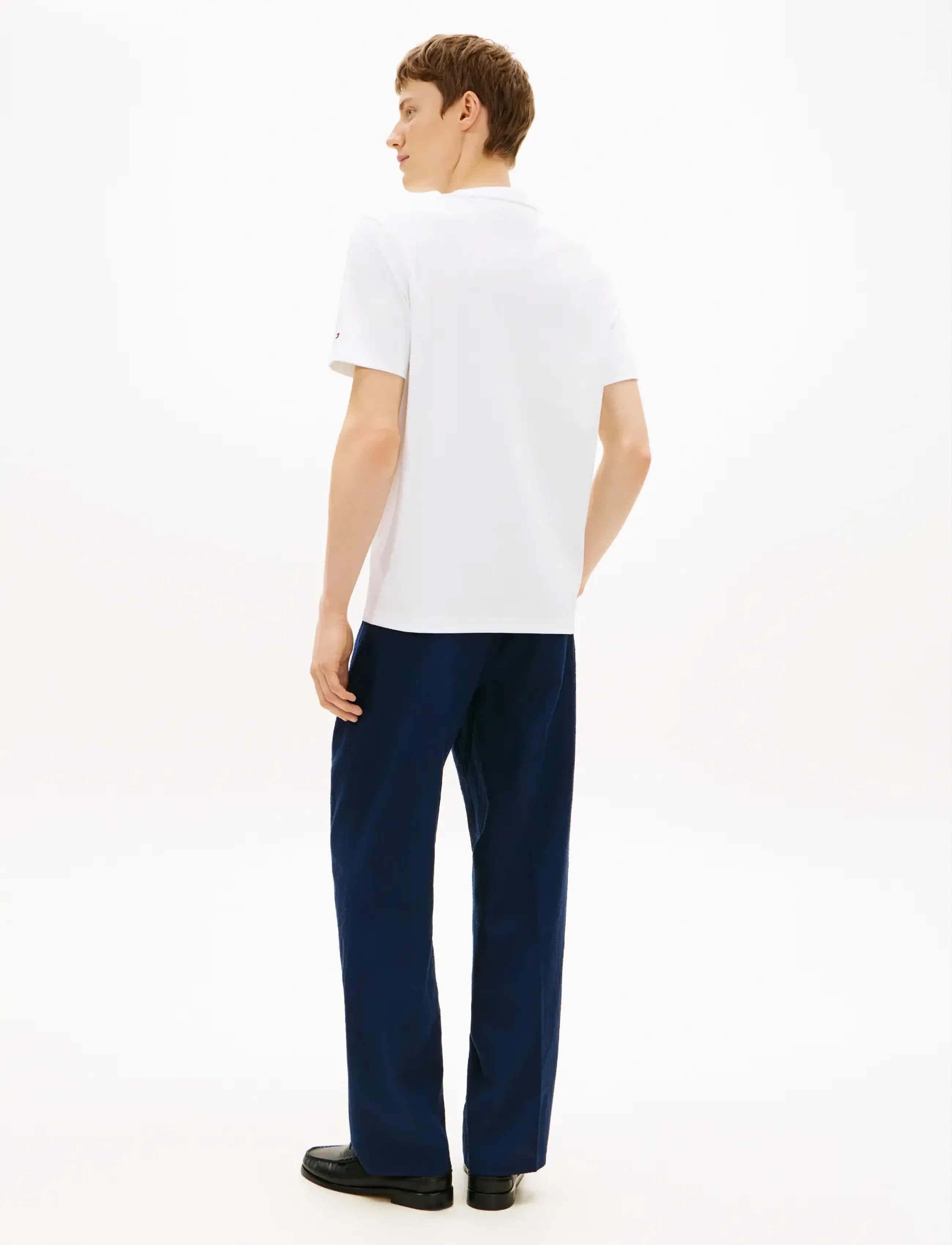 Tommy Hilfiger - COUNTRY CLUB INTERLOCK TEE - short-sleeved t-shirts - white - 2