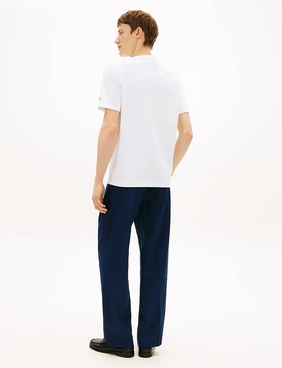 Tommy Hilfiger - COUNTRY CLUB INTERLOCK TEE - kortærmede t-shirts - white - 2
