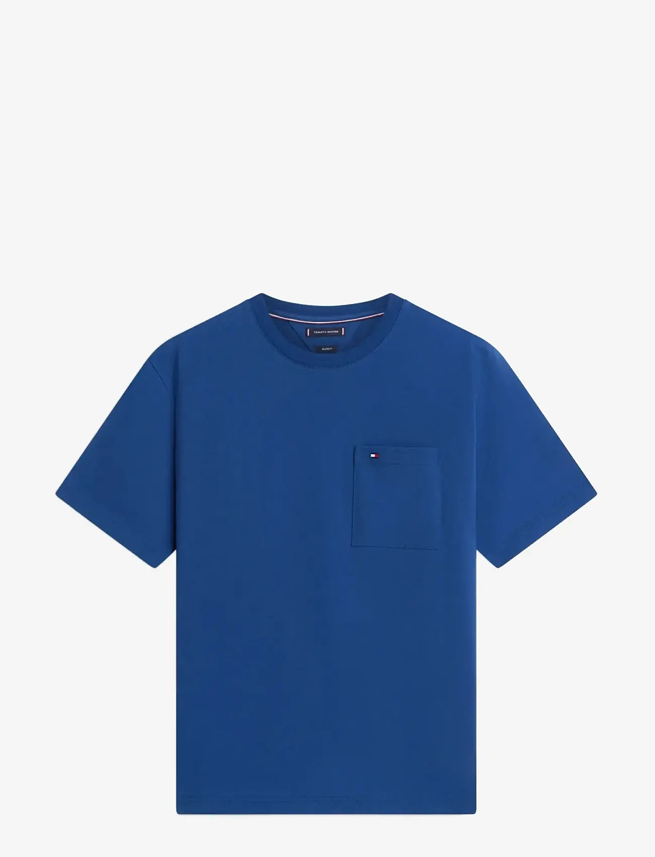 Tommy Hilfiger - MESH TEE - kurzärmelig - blue jean - 1