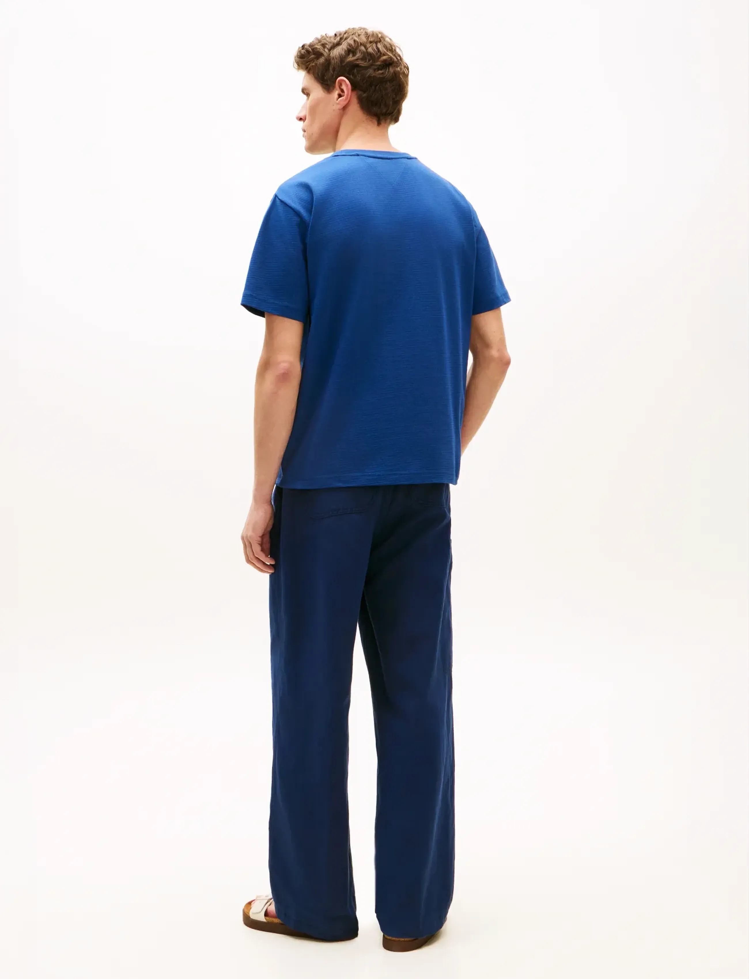 Tommy Hilfiger - MESH TEE - kurzärmelige - blue jean - 2
