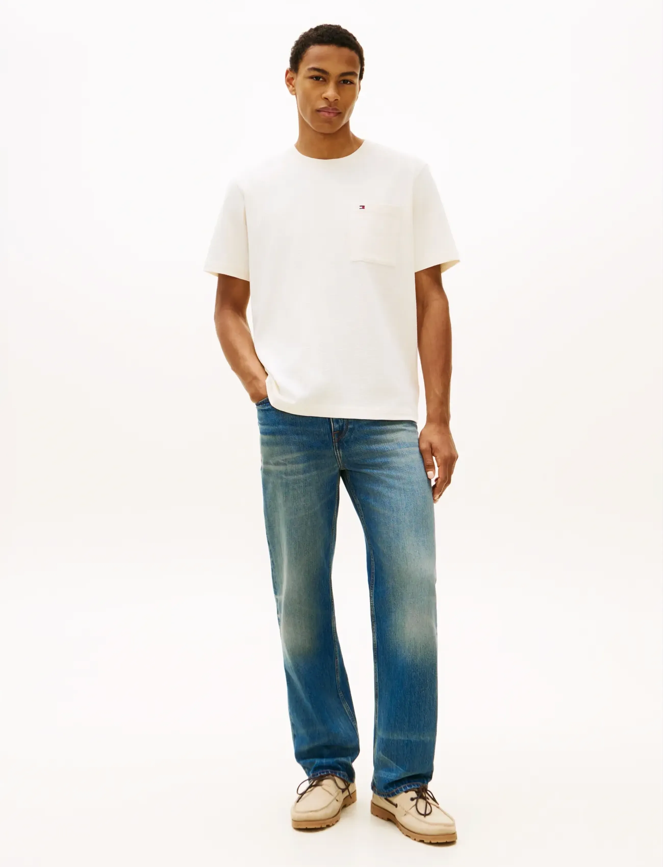 Tommy Hilfiger - MESH TEE - kurzärmelig - ivory petal - 3