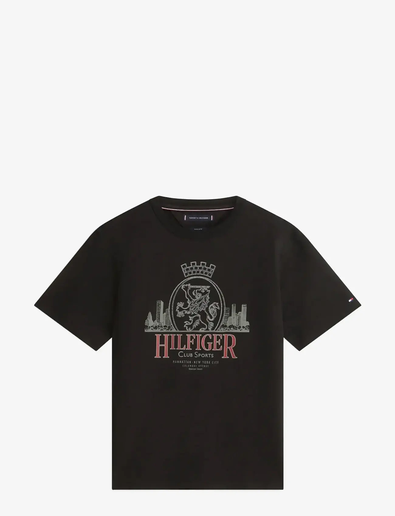 Tommy Hilfiger - HERITAGE SERIES CREST TEE - t-shirts - black - 1