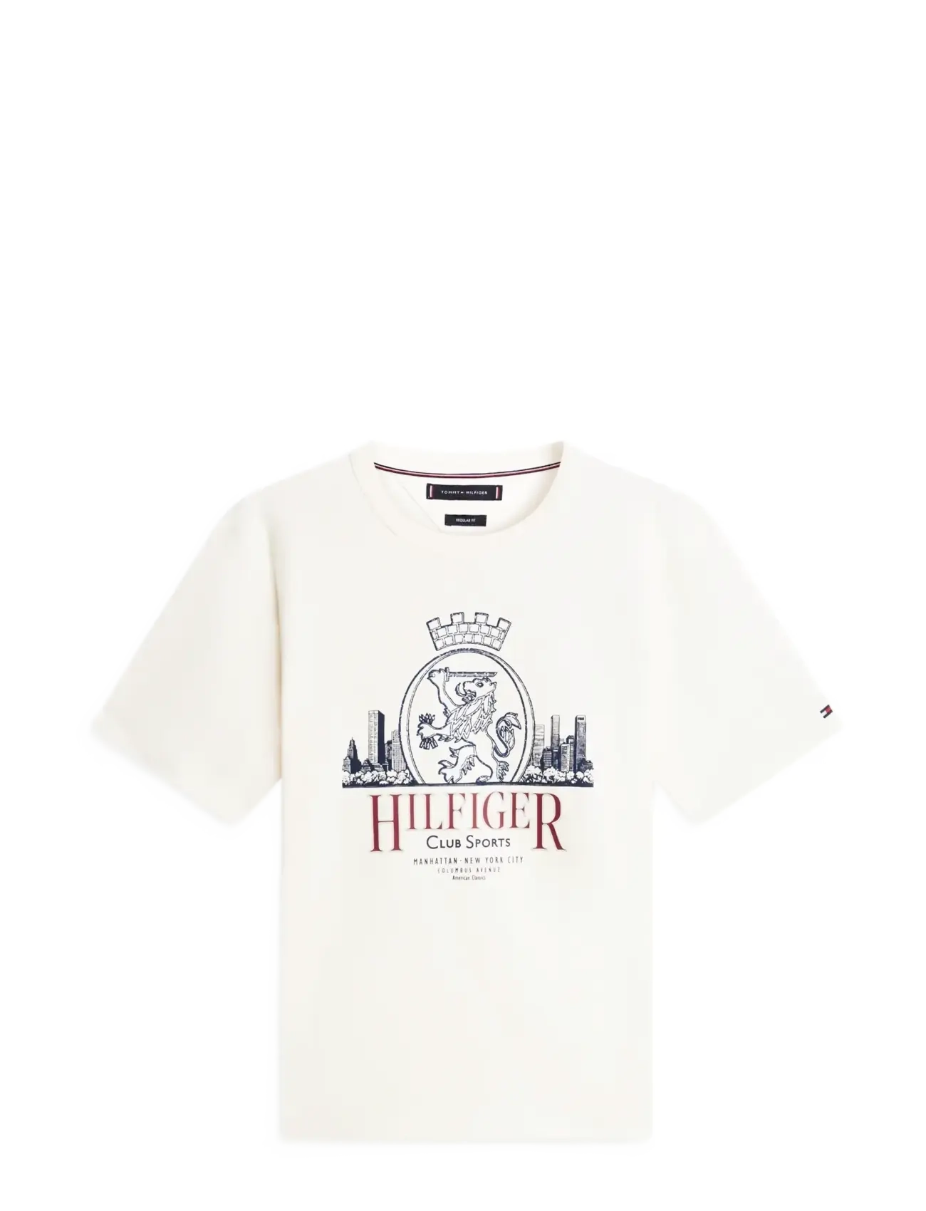 HERITAGE SERIES CREST TEE - IVORY PETAL