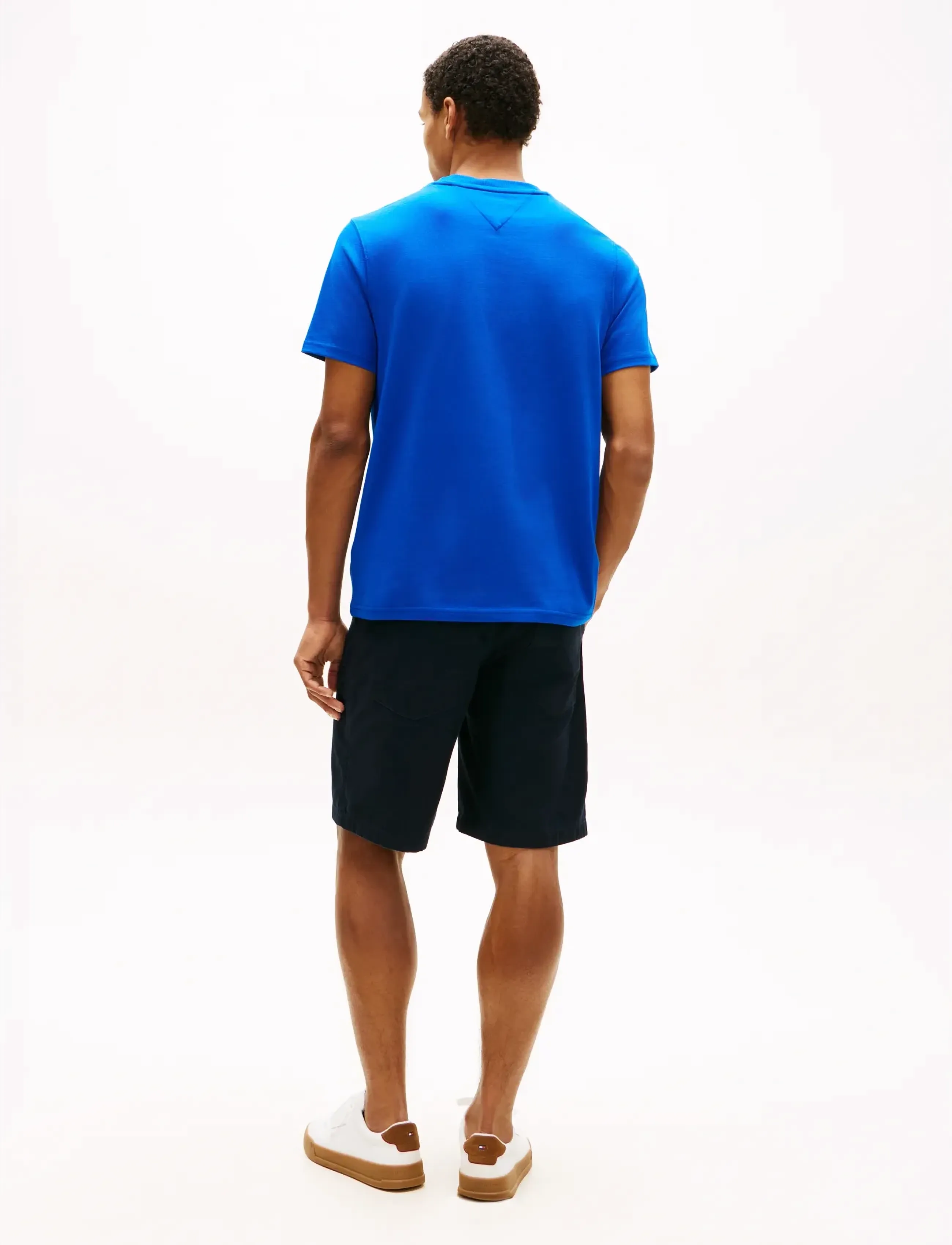 Tommy Hilfiger - SPLIT COLOUR GRAPHIC TEE - kortærmede t-shirts - regal blue - 2