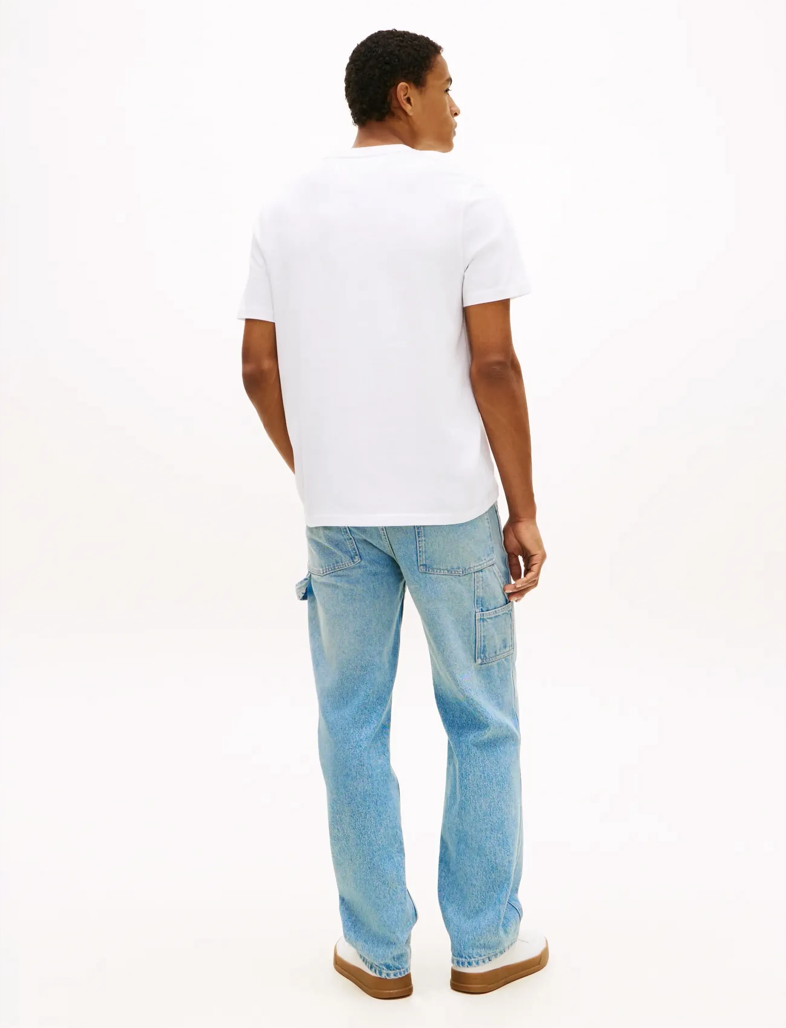 Tommy Hilfiger - SPLIT COLOUR GRAPHIC TEE - short-sleeved t-shirts - white - 2