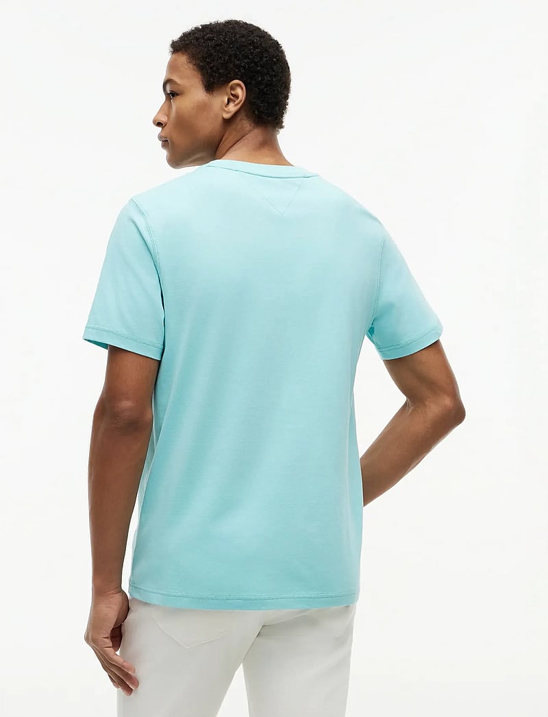 Tommy Hilfiger - SUMMER TEXT GRAPHIC TEE - kortærmede t-shirts - arctic aqua - 2