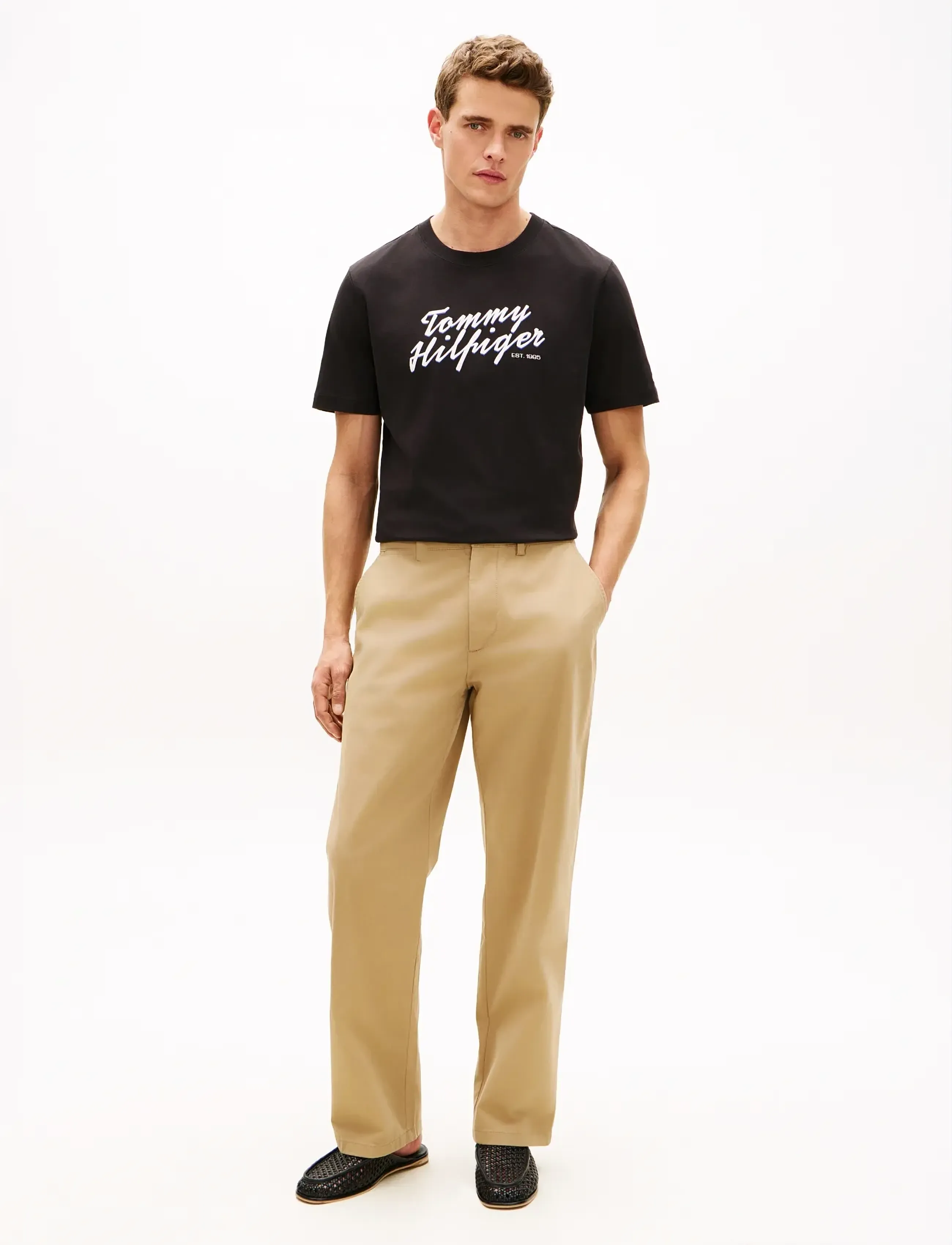 Tommy Hilfiger - SUMMER TEXT GRAPHIC TEE - verjaardagscadeaus - black - 3