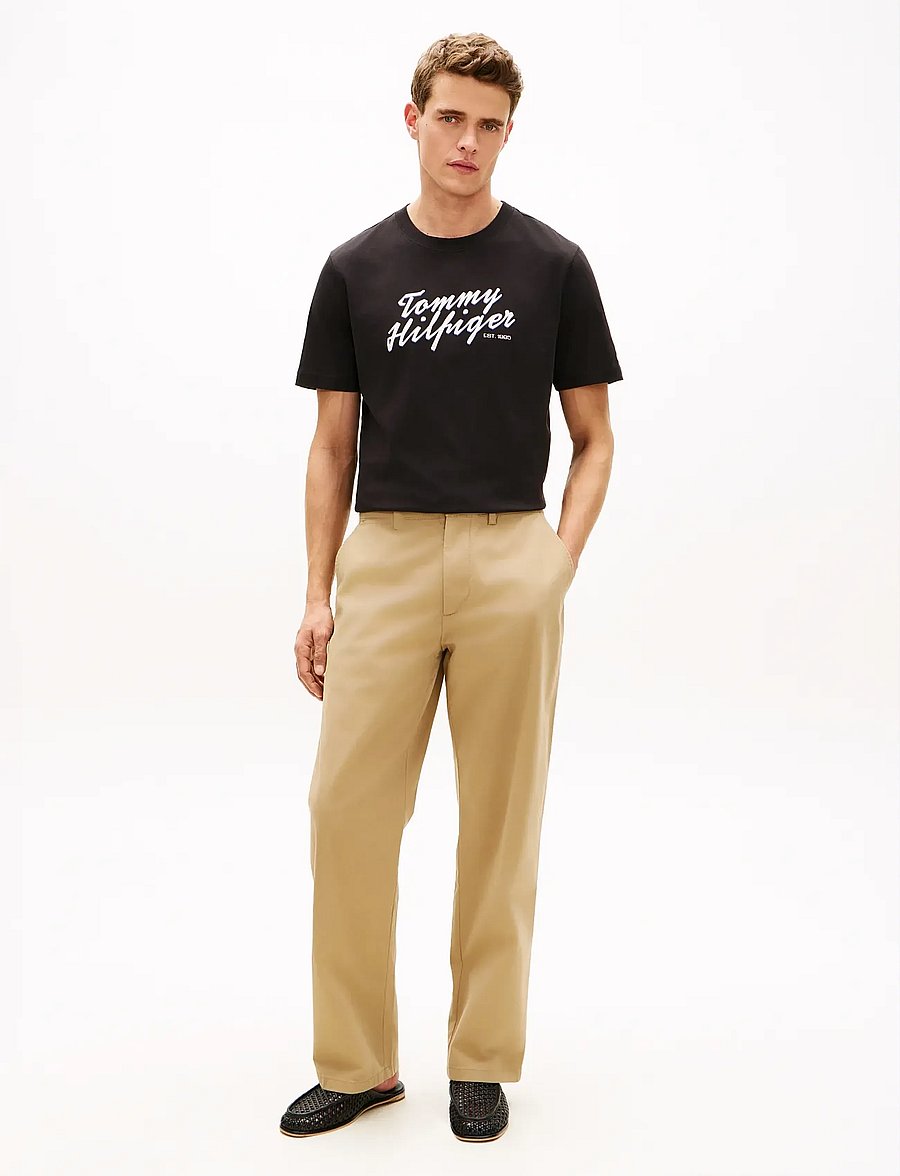 Tommy Hilfiger - SUMMER TEXT GRAPHIC TEE - kurzärmelig - black - 3