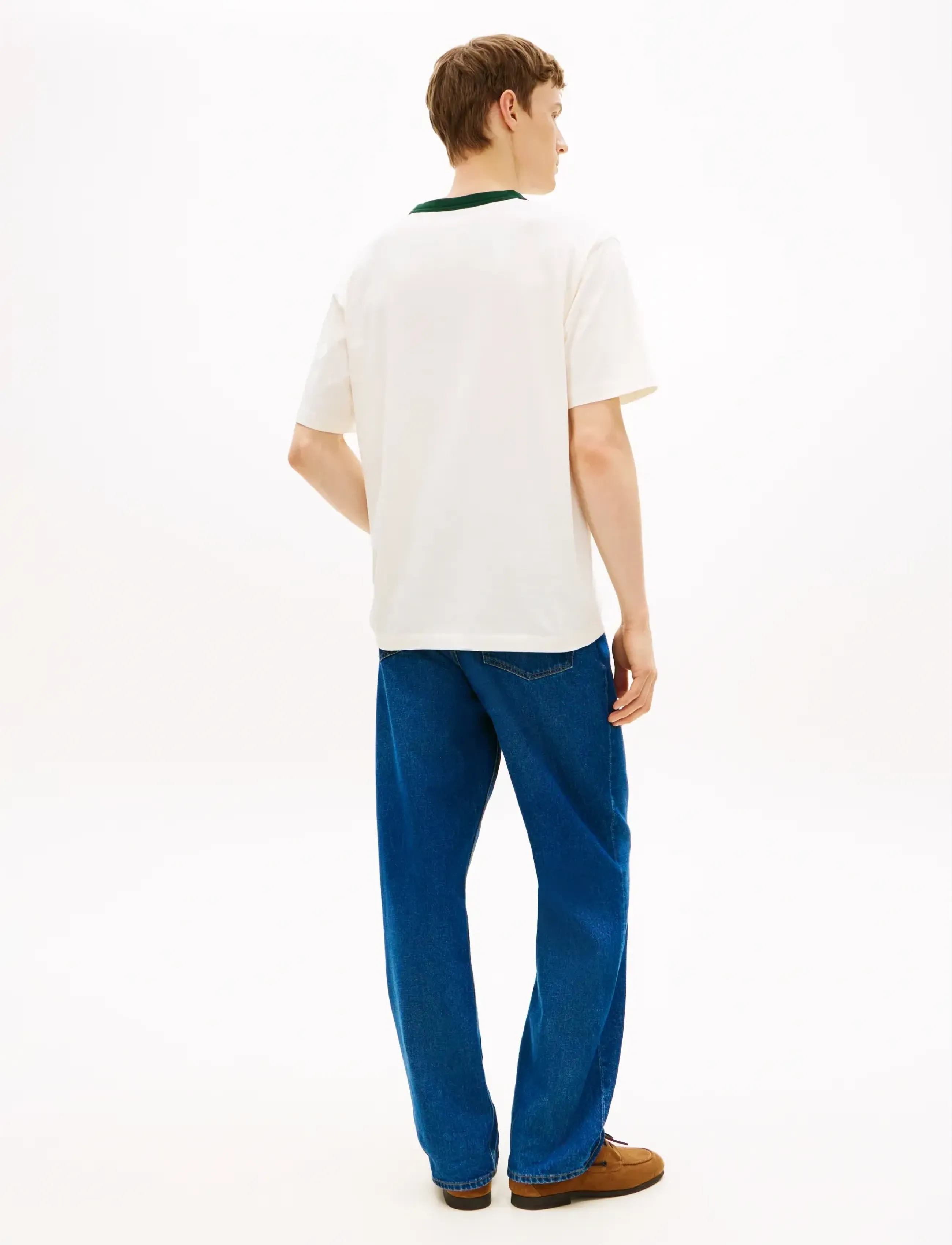 Tommy Hilfiger - COUNTRY CLUB RINGER TEE - kortærmede t-shirts - ivory petal - 2