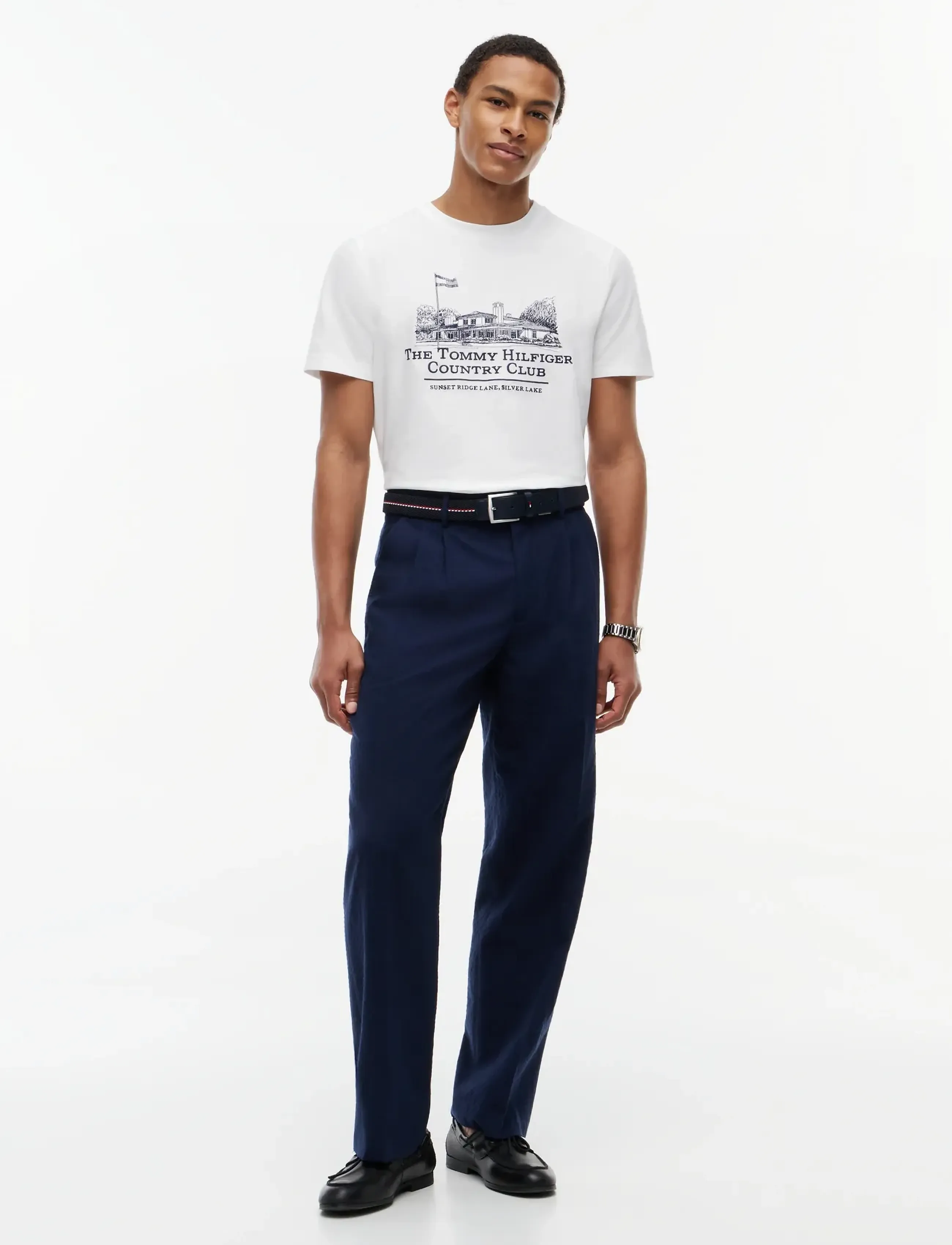 Tommy Hilfiger - COUNTRY CLUB GRAPHIC TEE - lühikeste varrukatega t-särgid - white - 4