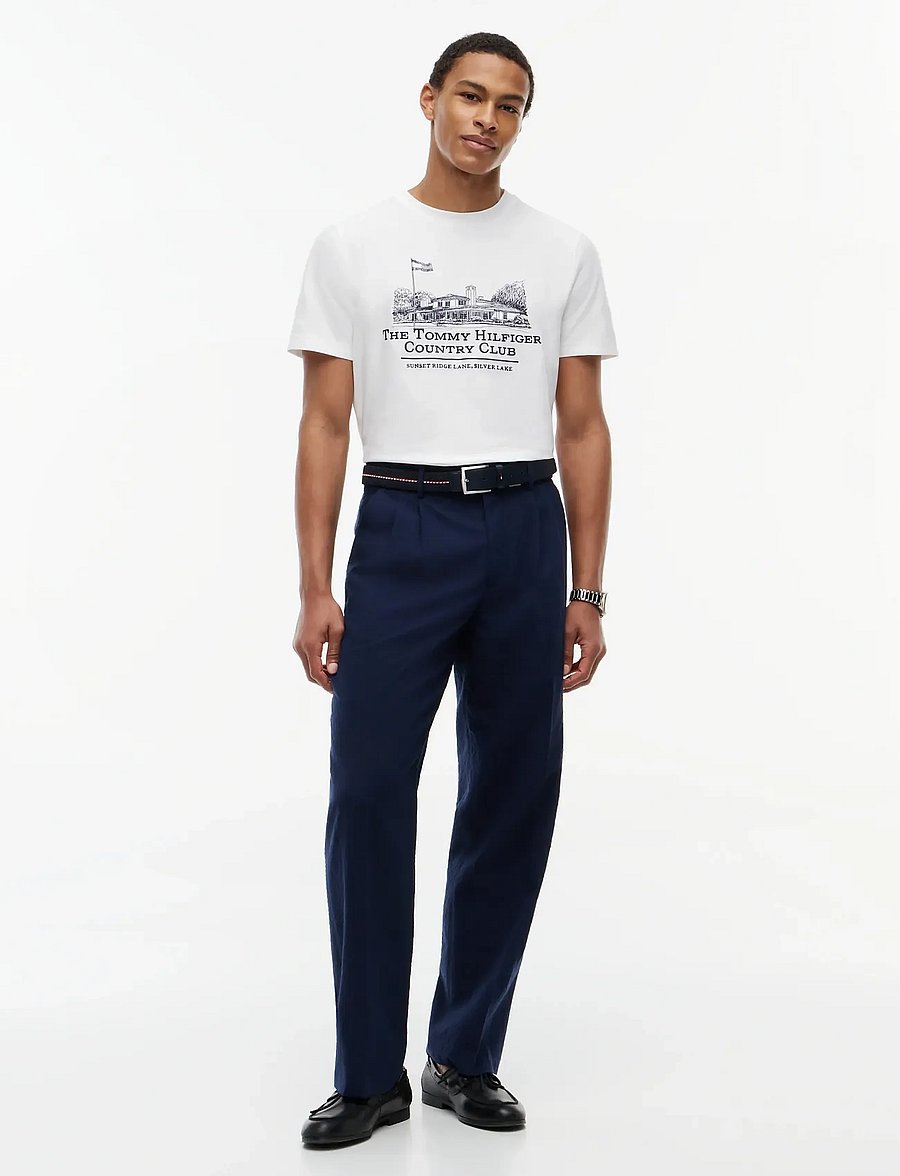 Tommy Hilfiger - COUNTRY CLUB GRAPHIC TEE - lühikeste varrukatega t-särgid - white - 4