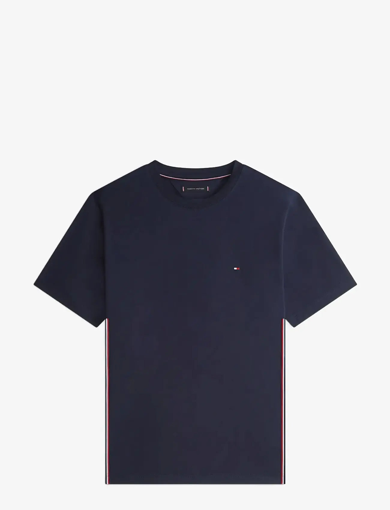 Tommy Hilfiger - GLOBAL STRIPE TEE - kurzärmelig - desert sky - 1
