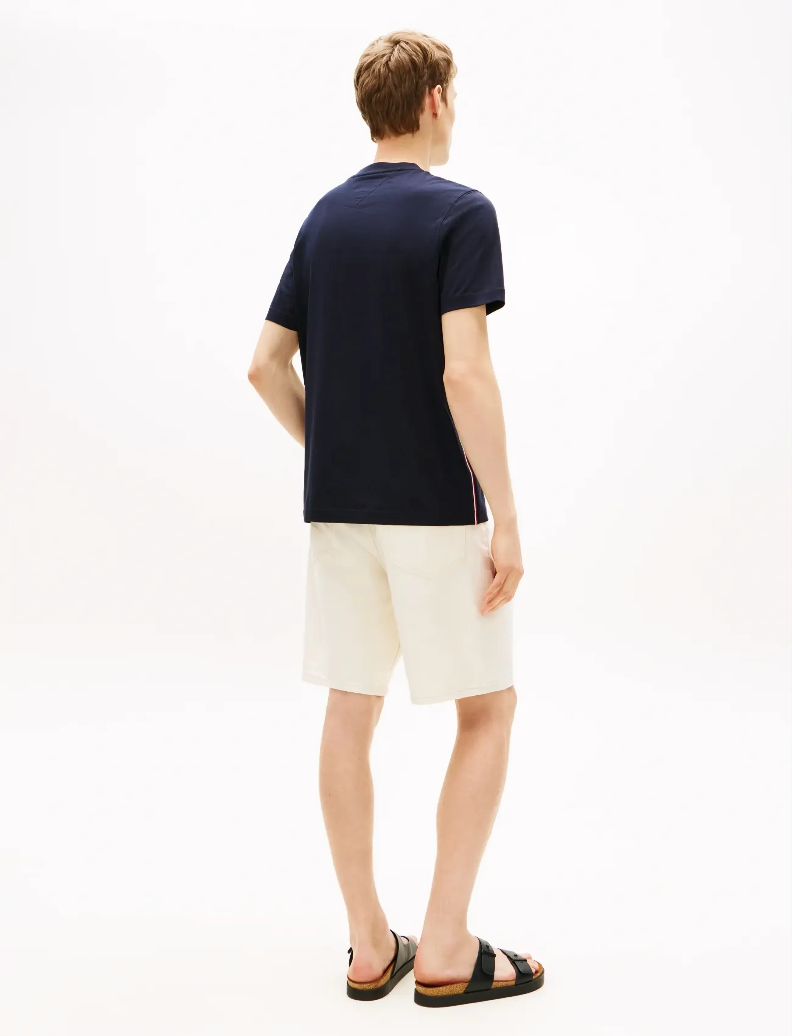 Tommy Hilfiger - GLOBAL STRIPE TEE - lühikeste varrukatega t-särgid - desert sky - 2