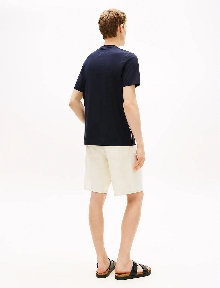 Tommy Hilfiger - GLOBAL STRIPE TEE - kurzärmelig - desert sky - 2