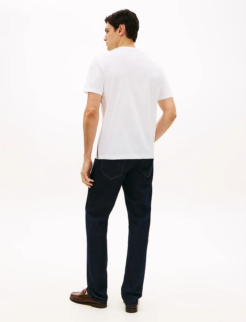 Tommy Hilfiger - GLOBAL STRIPE TEE - kortærmede t-shirts - white - 2