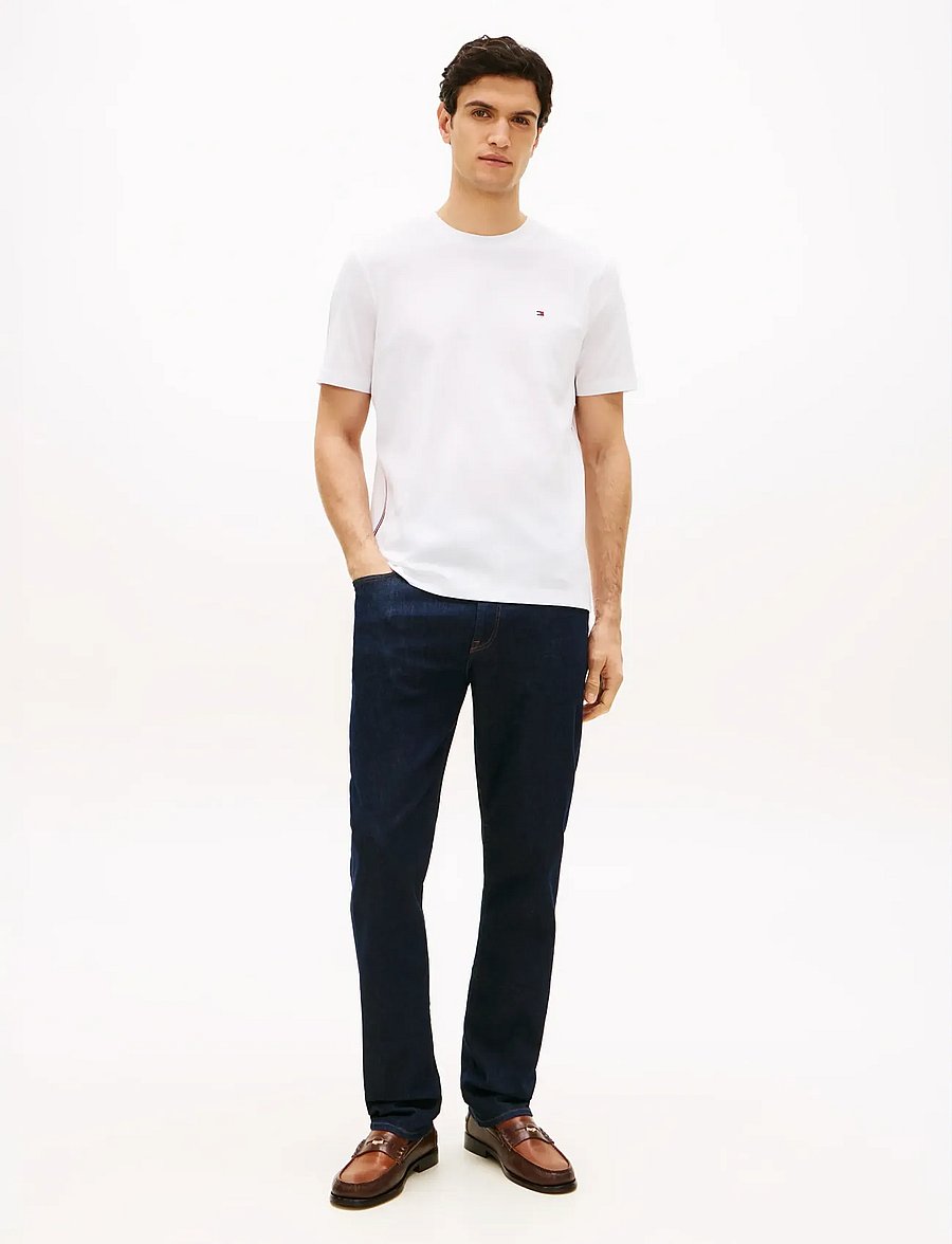 Tommy Hilfiger - GLOBAL STRIPE TEE - kurzärmelig - white - 3