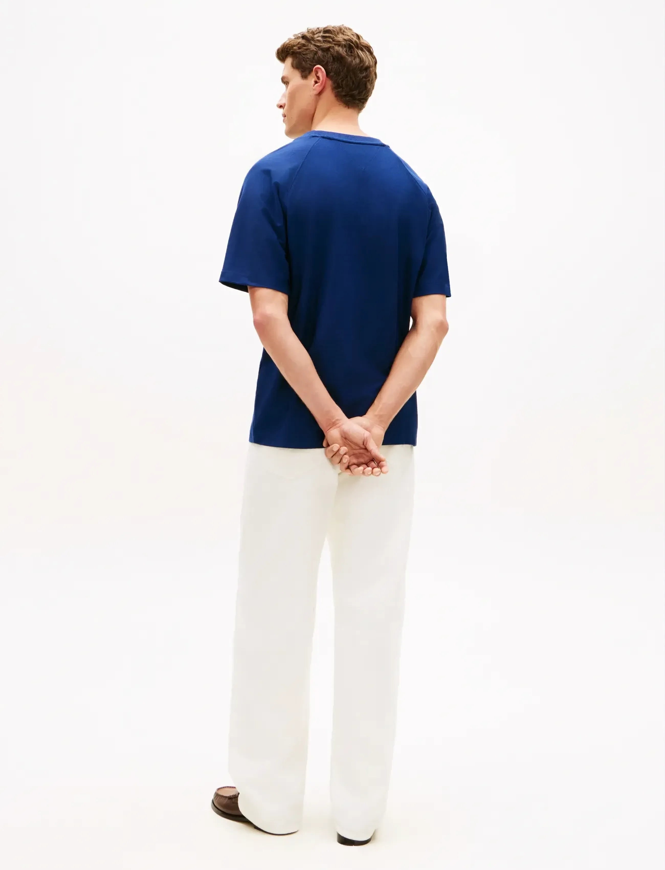 Tommy Hilfiger - TOMMY FLAG ELEVATED TEE - kortærmede t-shirts - carbon navy - 2