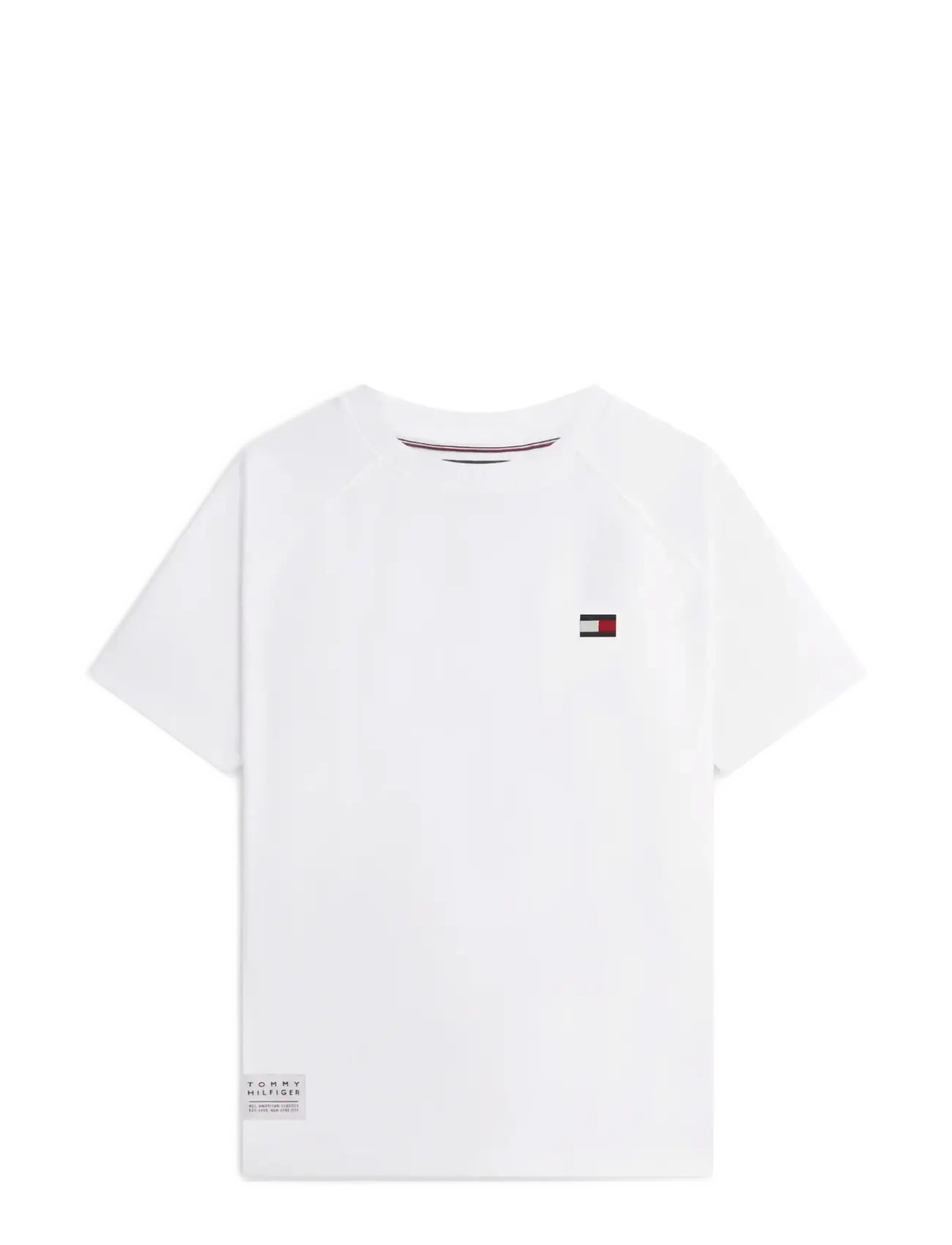 TOMMY HILFIGER Tommy Flag Elevated Tee Weiß - L - Herren