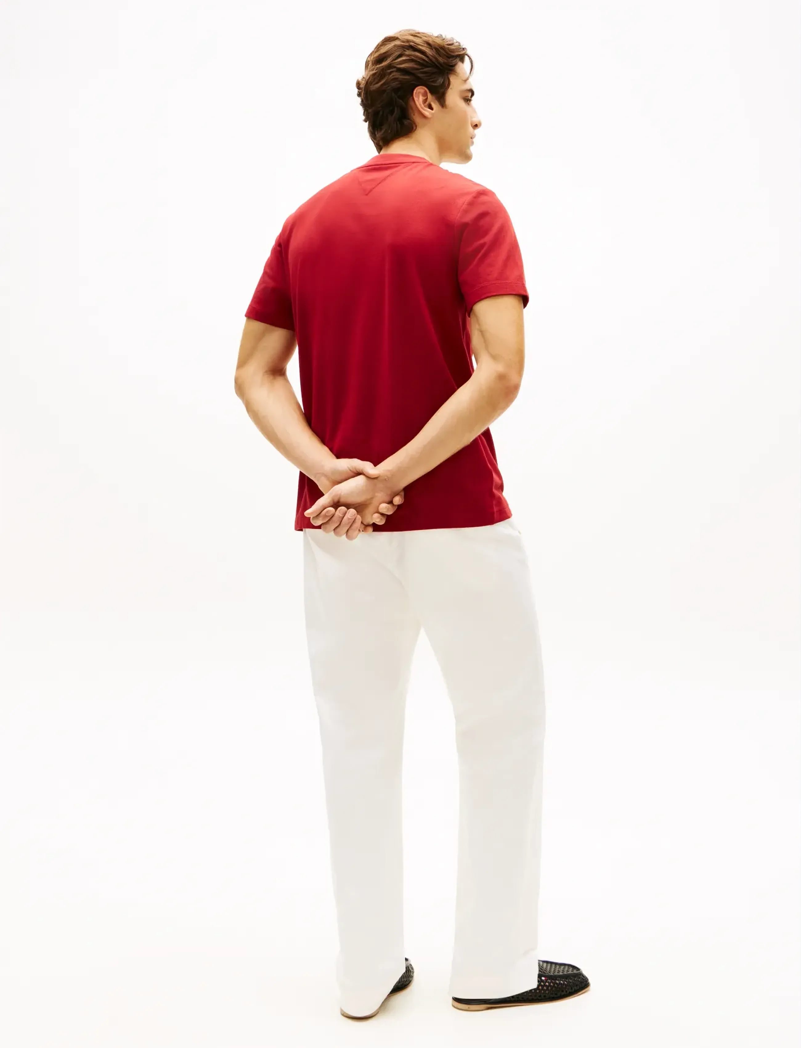 Tommy Hilfiger - GLOBAL STRIPE PIQUE POCKET TEE - short-sleeved t-shirts - regatta red - 2