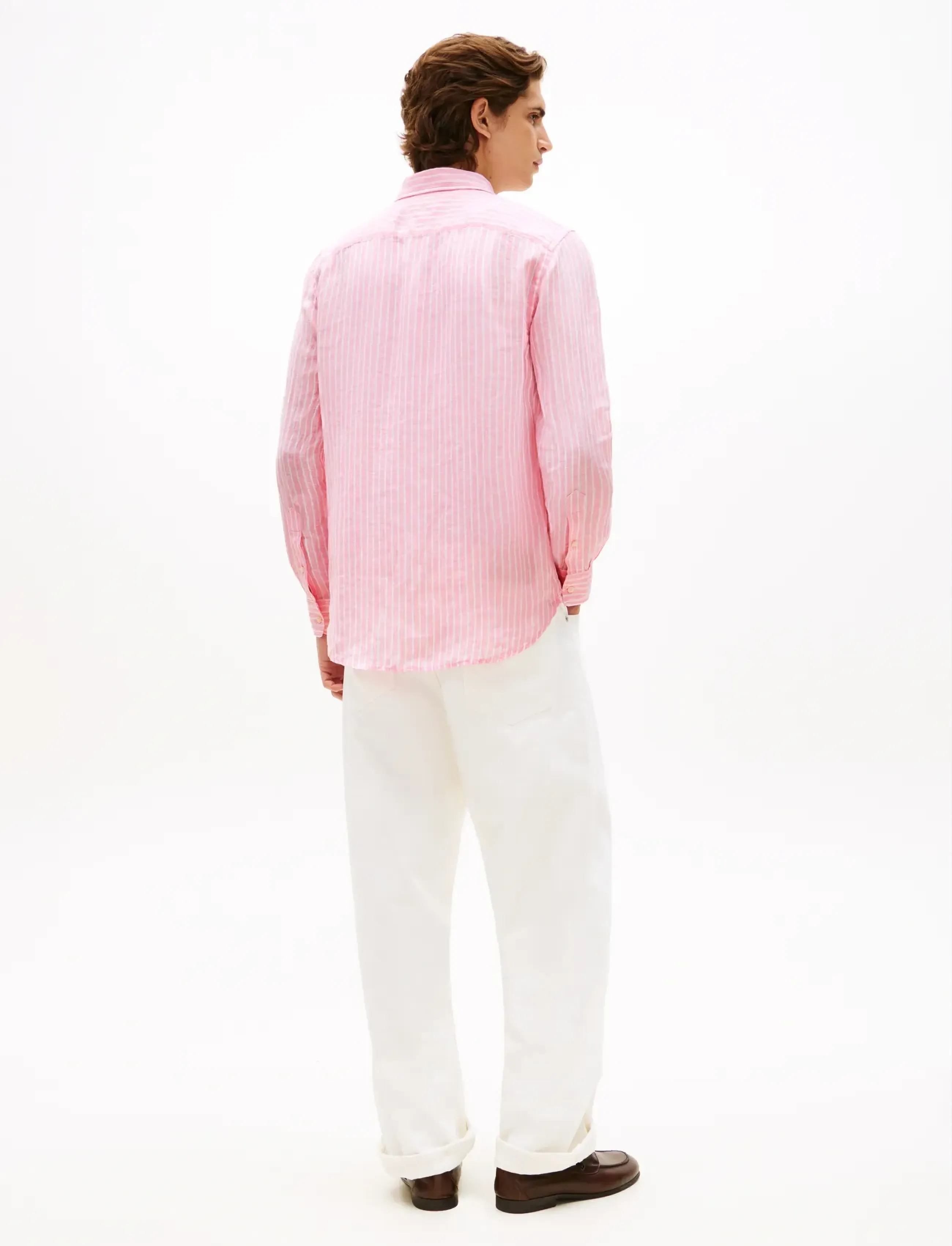 Tommy Hilfiger - LINEN BENGAL STRIPE RF SHIRT - chemises à rayures - classic pink   stripe - 2