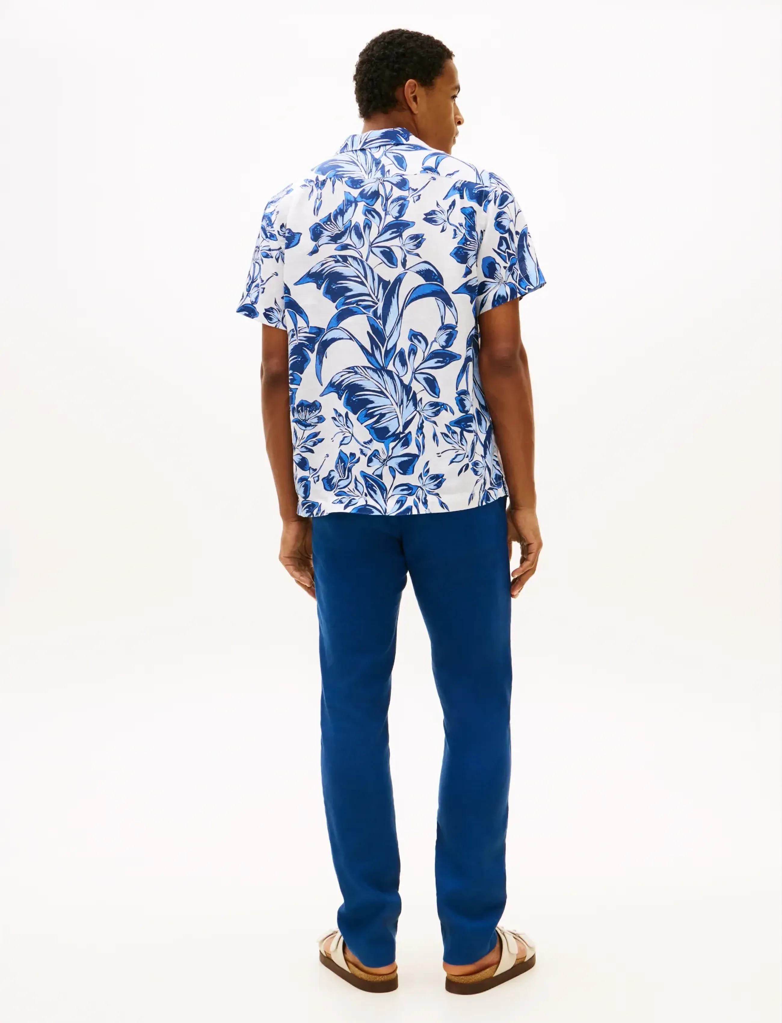 Tommy Hilfiger - LINEN FLORAL AOP SS RF 1/2 - kortærmede skjorter - white   allover - 2