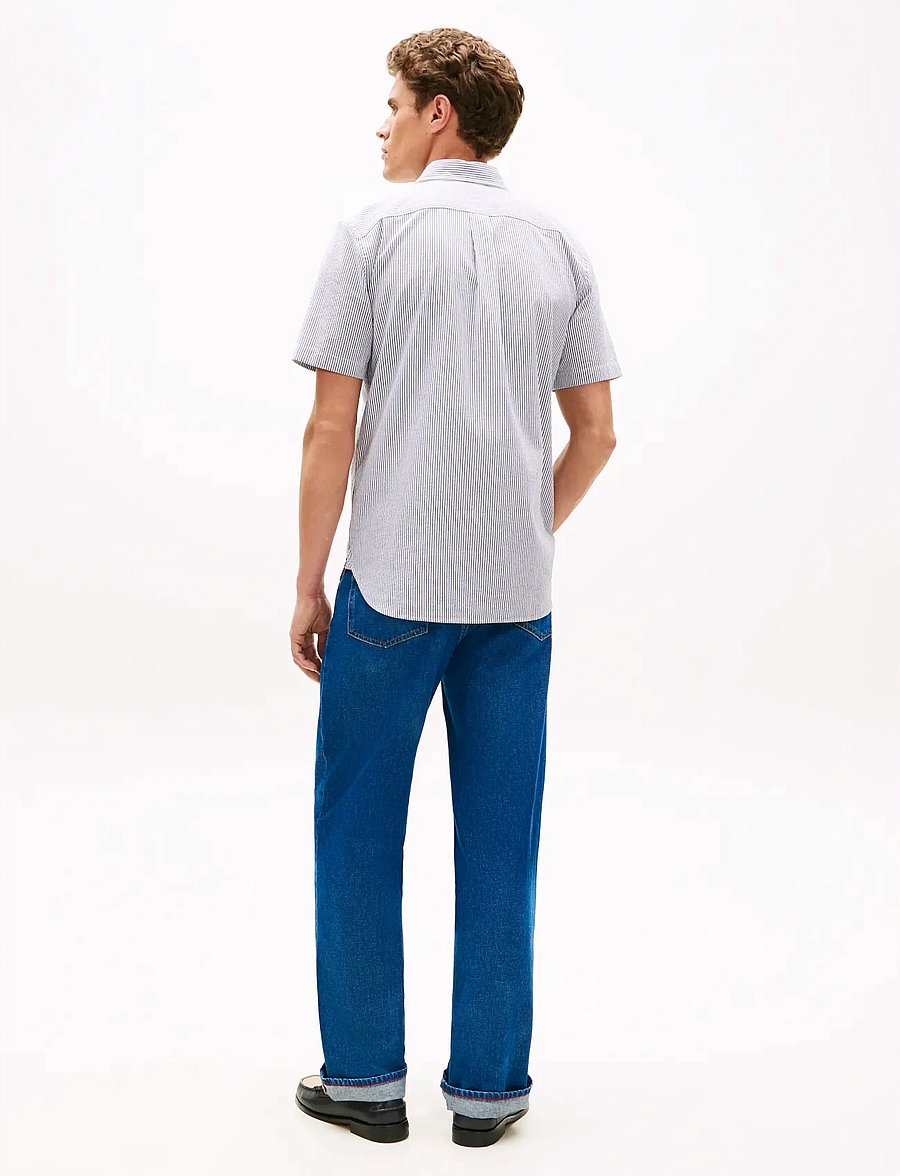 Tommy Hilfiger - SEERSUCKER BENGAL STRIPE SHIRT - kurzarmhemden - desert sky stripe - 2