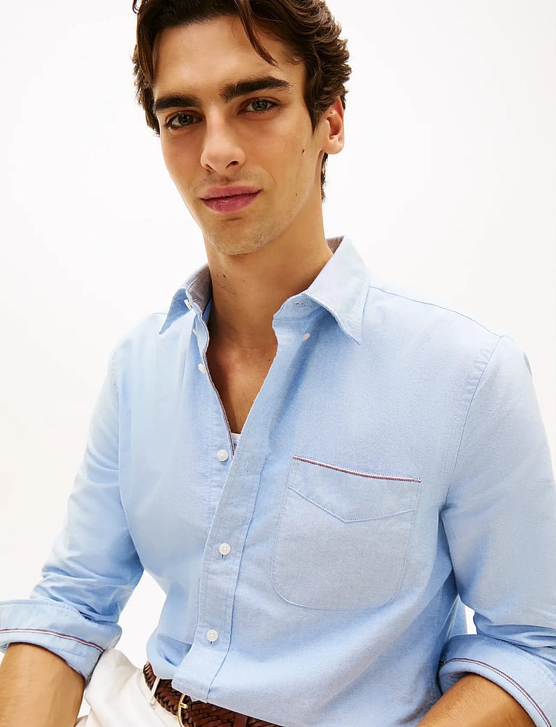 Tommy Hilfiger - RWB SELFEDGE HERITAGE OXFORD - basic-hemden - shirt blue - 4