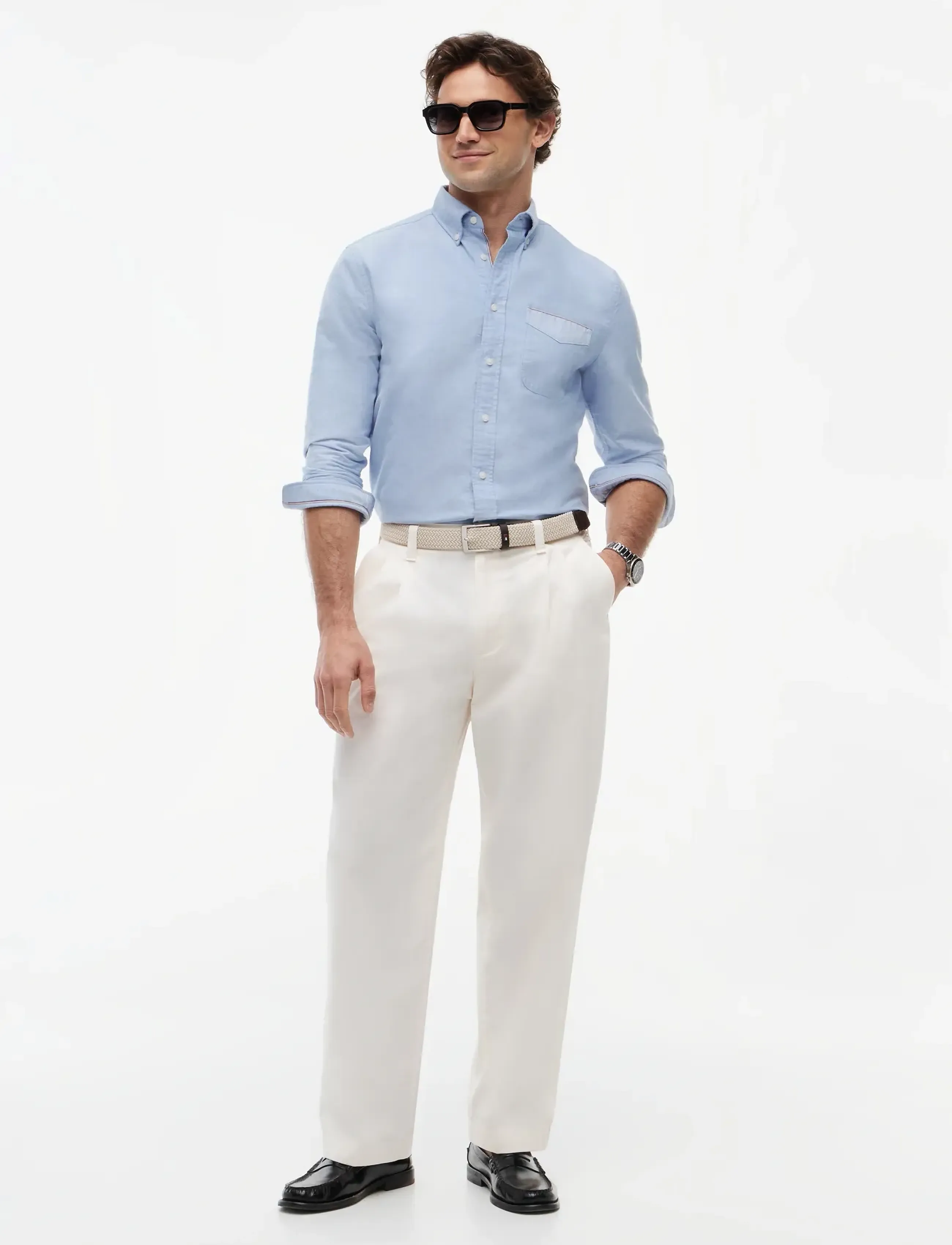 Tommy Hilfiger - RWB SELFEDGE HERITAGE OXFORD - oxfordi särgid - shirt blue - 4