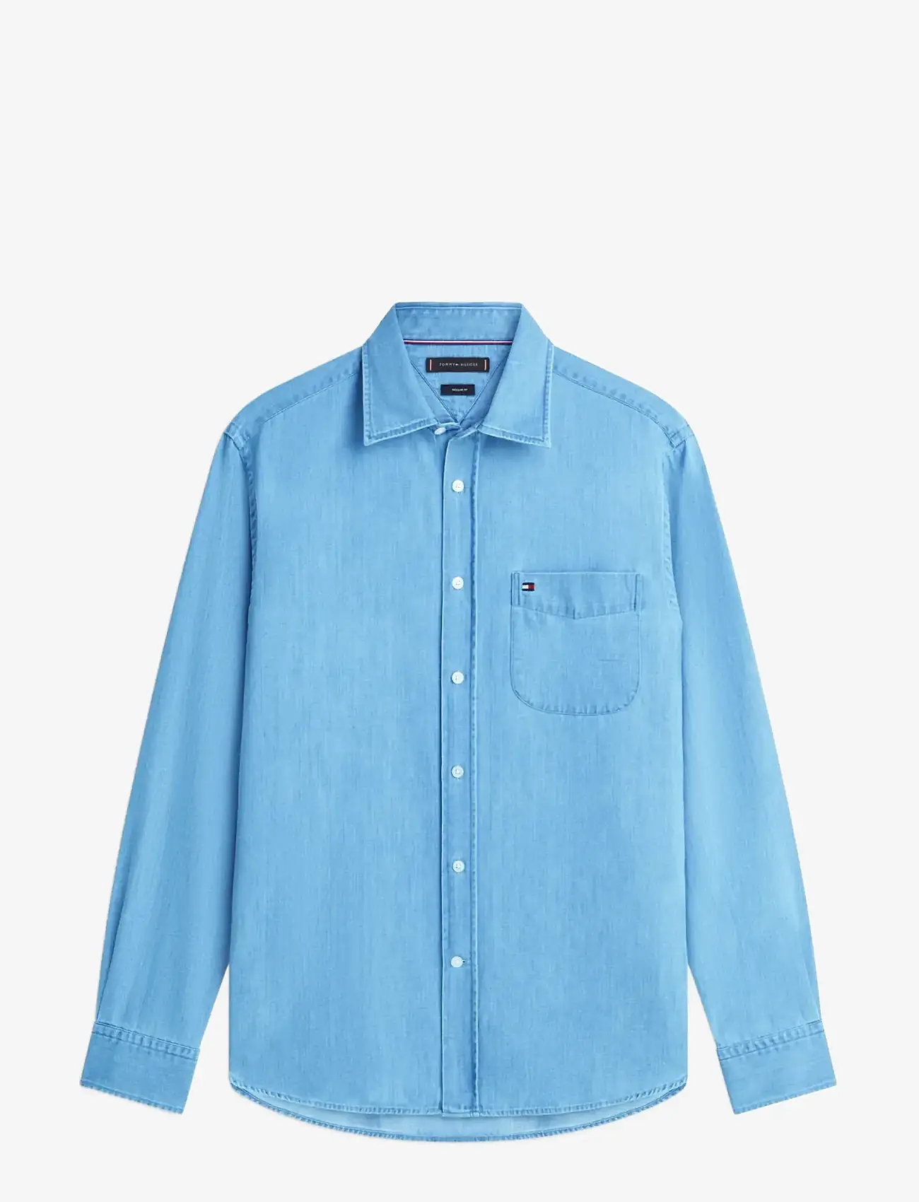 Tommy Hilfiger - LIGHTWEIGHT DENIM RF SHIRT - denimskjorter - mid blue denim - 1