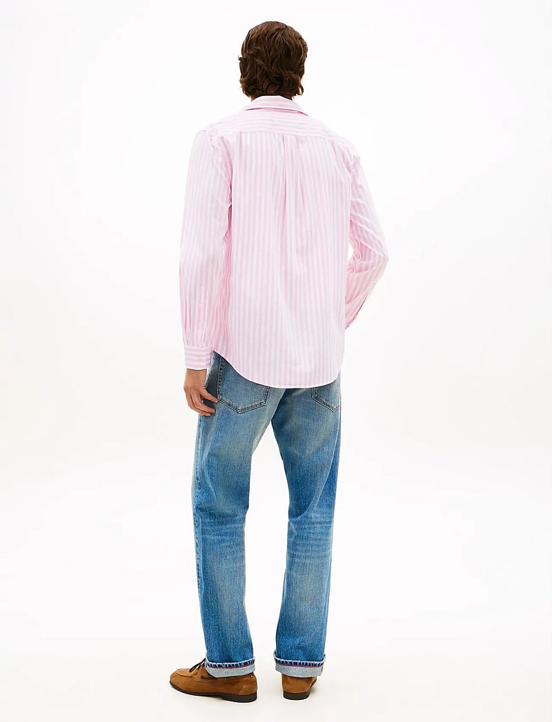 Tommy Hilfiger - FLEX POPLIN CLASSIC STP RF SHIRT - triibulised särgid - classic pink stripe - 2