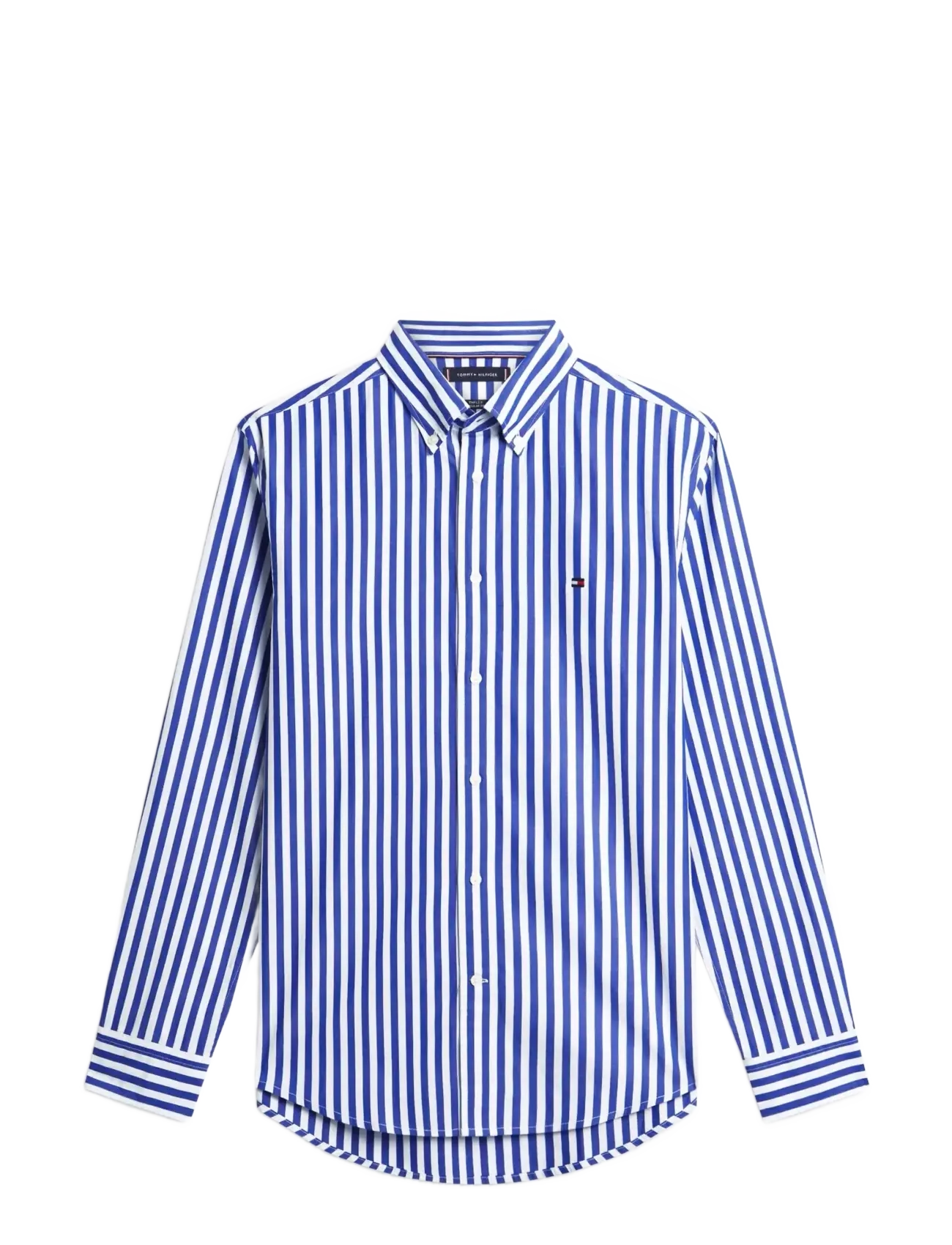 Tommy Hilfiger FLEX POPLIN CLASSIC STP RF SHIRT - Skjorter - WEDGE BLUE   STRIPE / blue