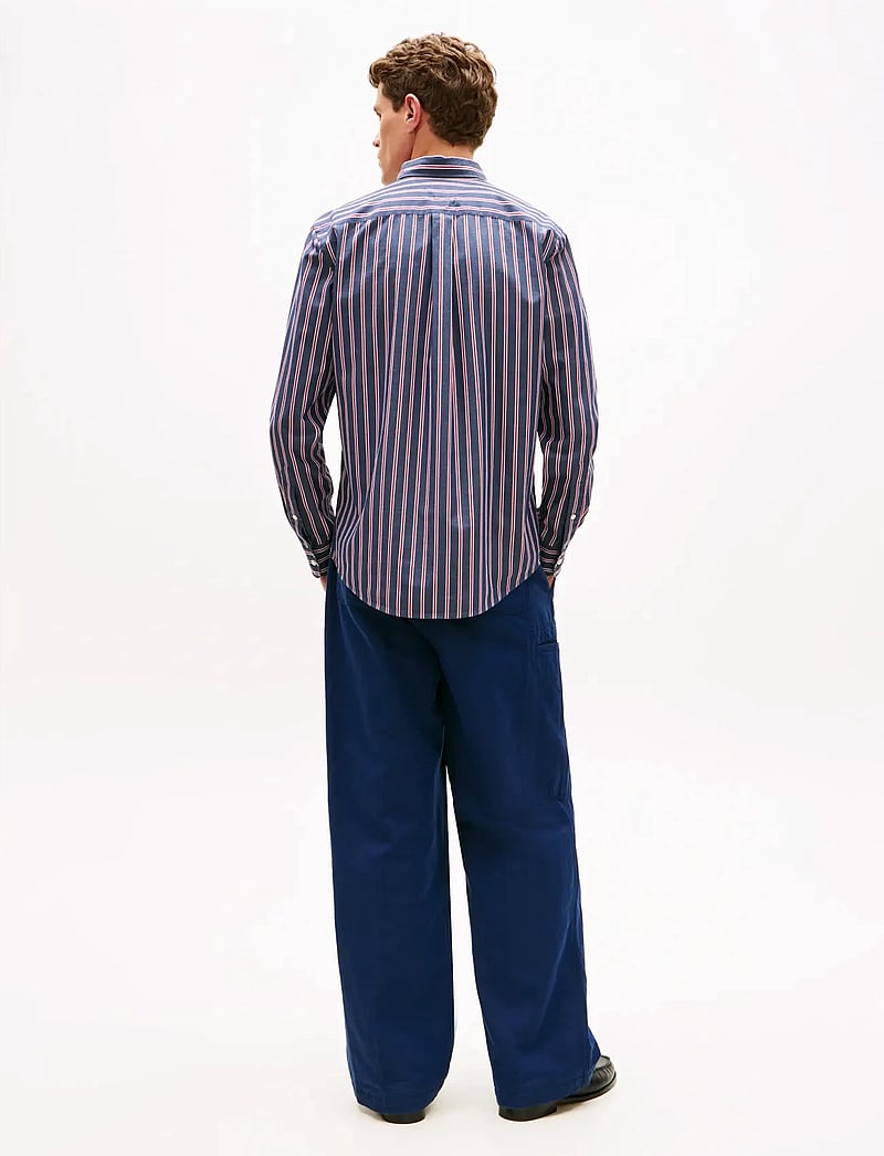 Tommy Hilfiger - FLEX POPLIN BOLD STRIPE RF SHIRT - gestreifte hemden - carbon navy stripe - 2