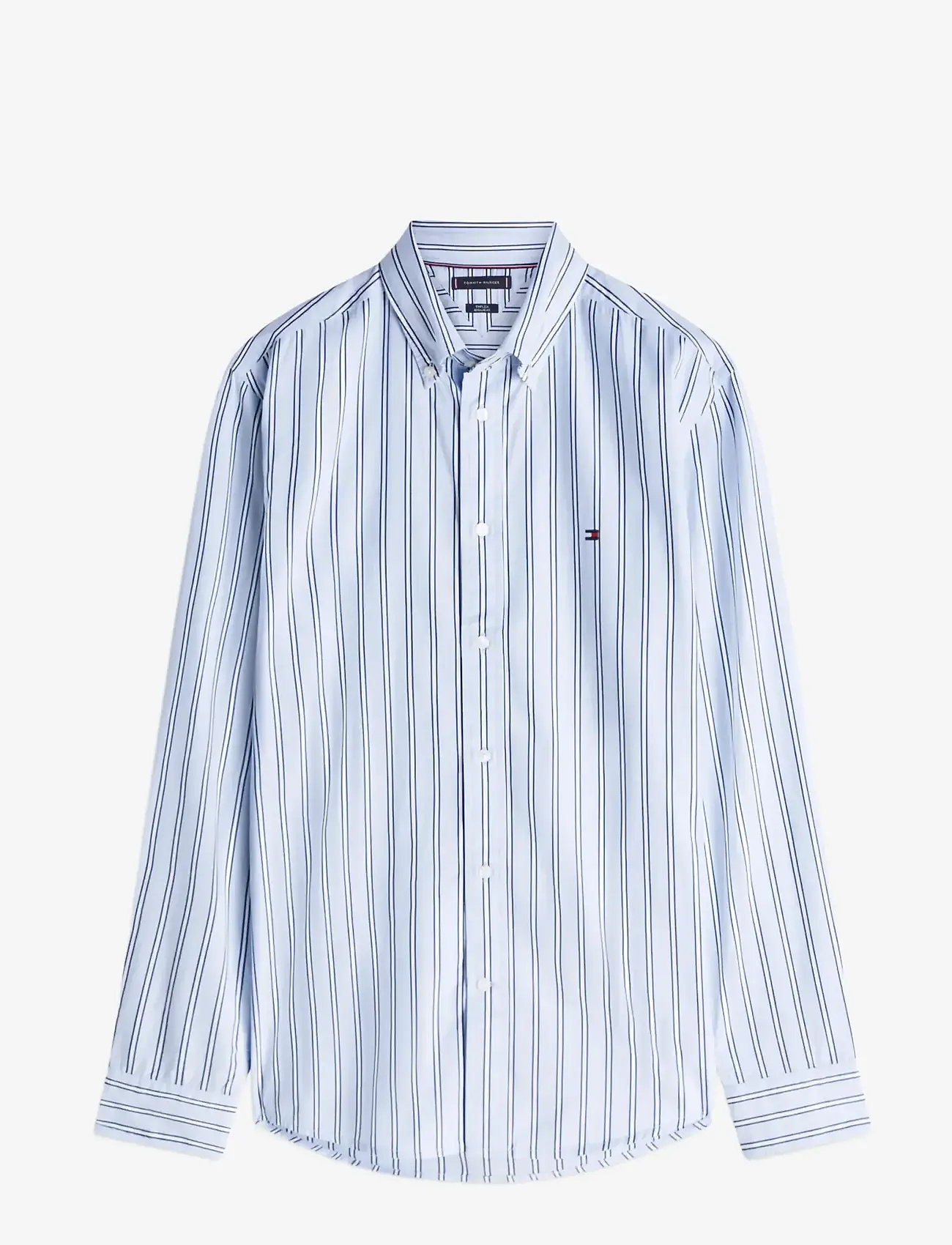 Tommy Hilfiger - FLEX POPLIN BOLD STRIPE RF SHIRT - stribede skjorter - sweet blue   stripe - 1