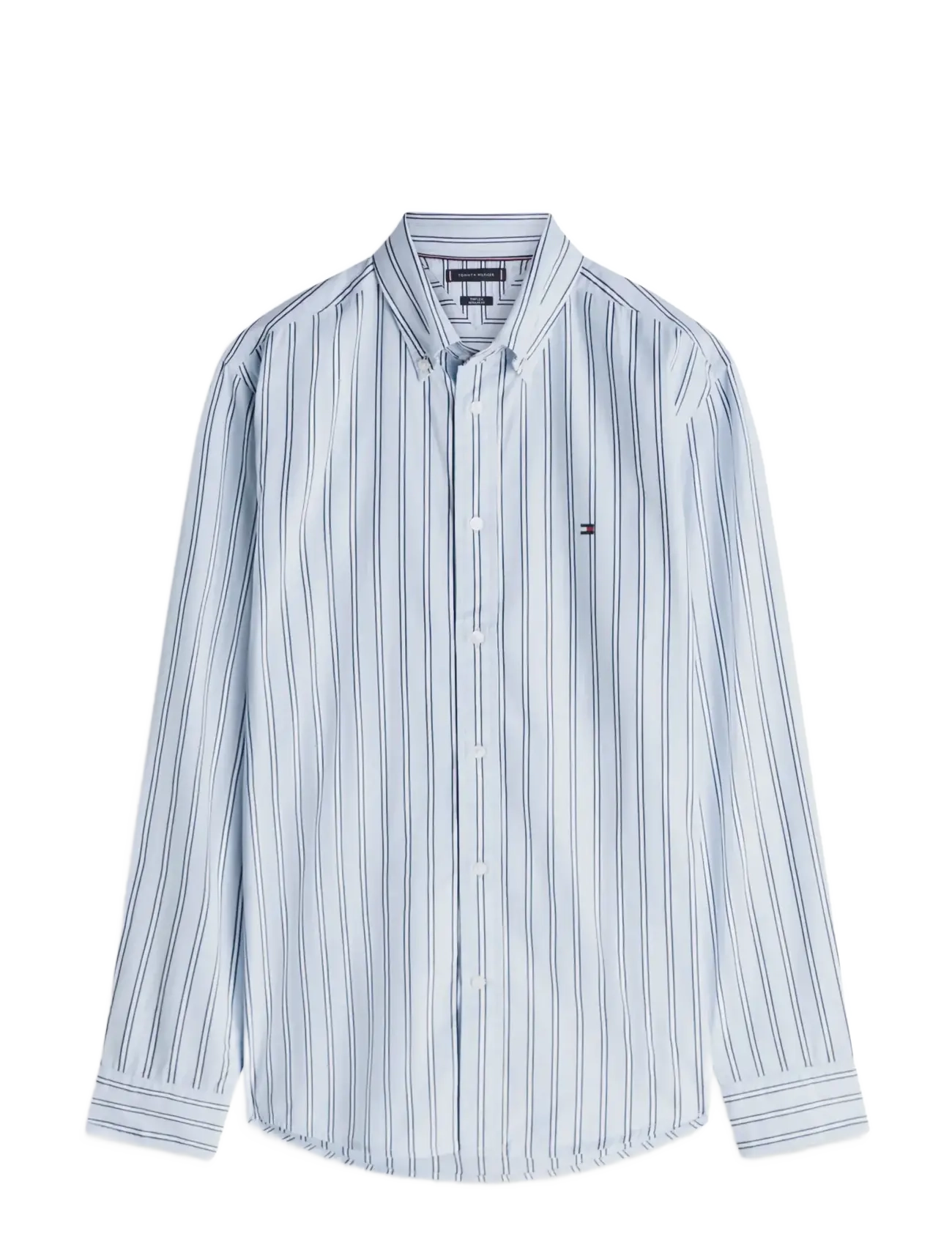Tommy Hilfiger FLEX POPLIN BOLD STRIPE RF SHIRT - Skjortor och T-shirts - SWEET BLUE   STRIPE / blue