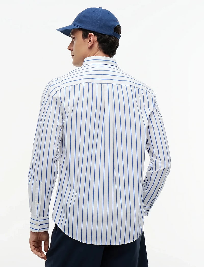 Tommy Hilfiger - FLEX POPLIN BOLD STRIPE RF SHIRT - gestreifte hemden - white stripe - 2