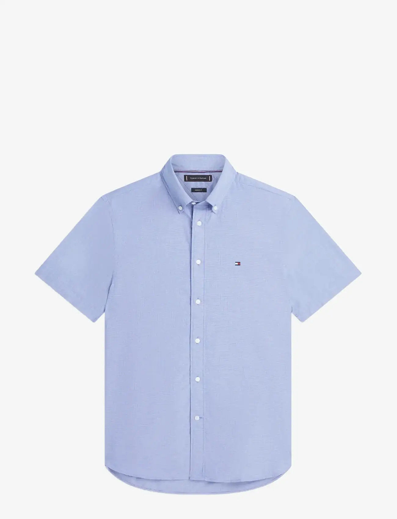 Tommy Hilfiger - FLEX POPLIN HOUNDSTOOTH SS SHIRT - kortærmede skjorter - wedge blue   check - 1