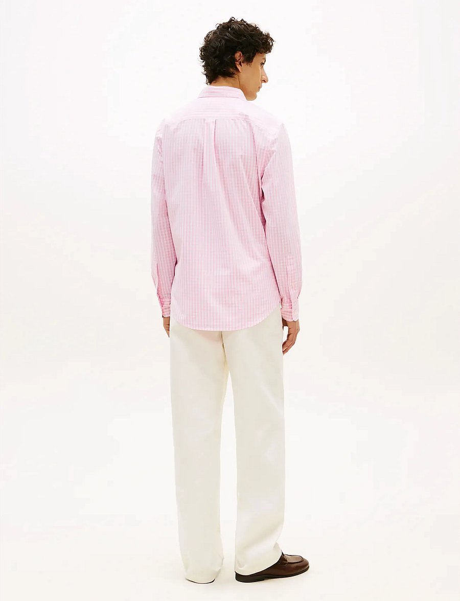 Tommy Hilfiger - FLEX POPLIN GINGHAM RF SHIRT - karierte hemden - classic pink check - 2