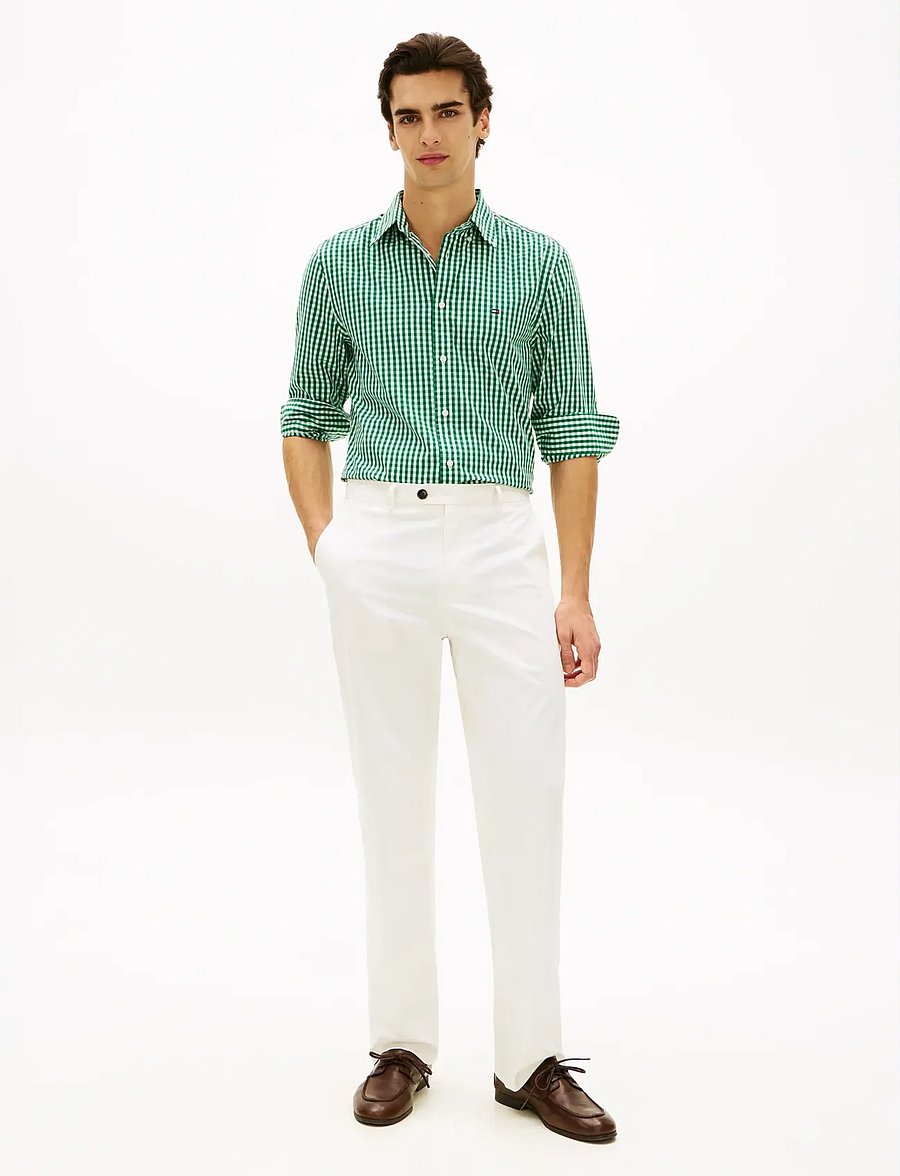 Tommy Hilfiger - FLEX POPLIN GINGHAM RF SHIRT - chemises à carreaux - nouveau green check - 3
