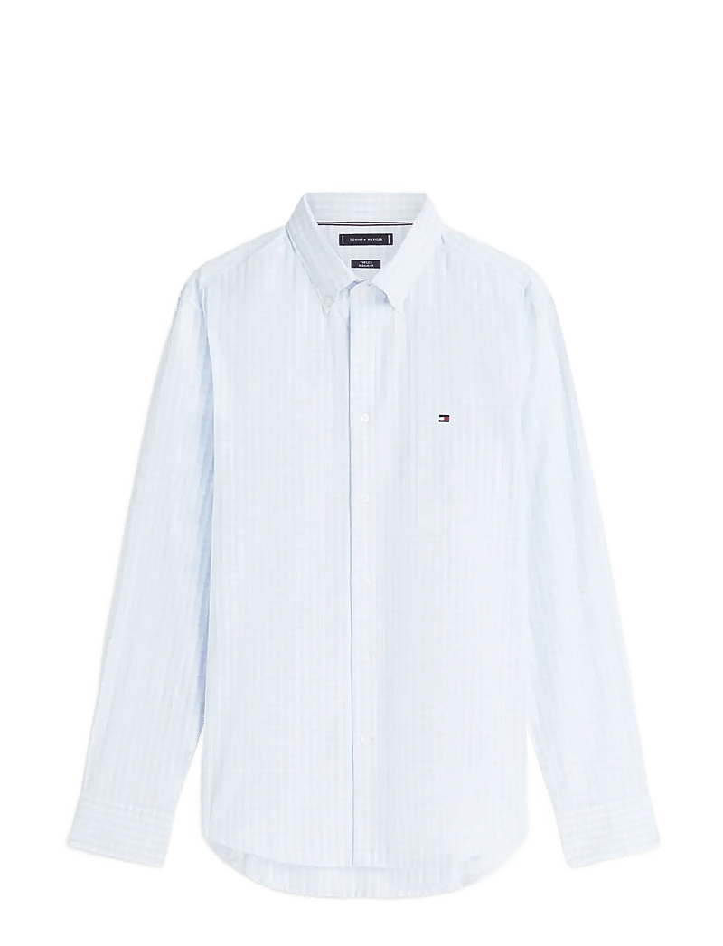 Tommy Hilfiger - FLEX POPLIN GINGHAM RF SHIRT - rutiga skjortor - sweet blue check - 1
