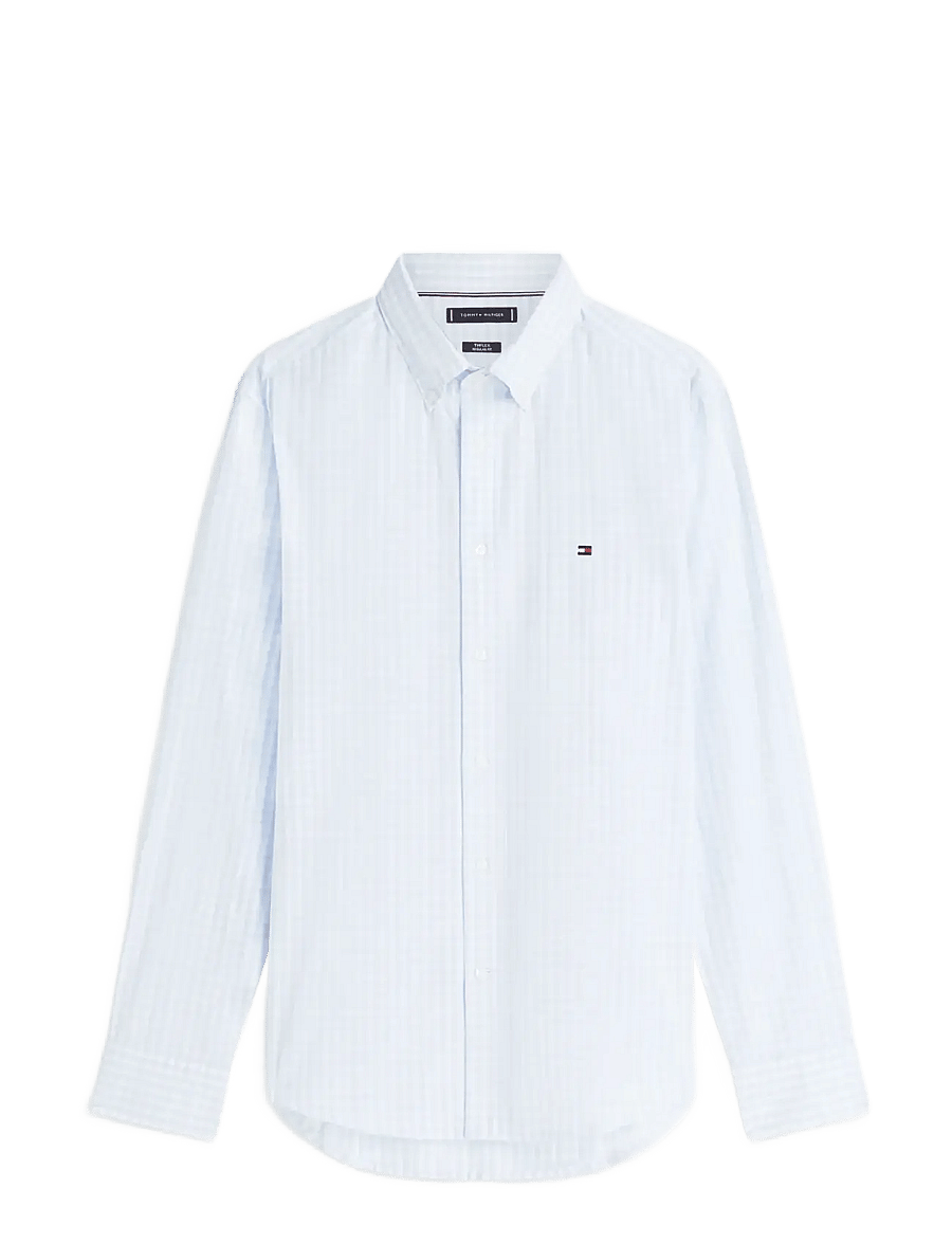Tommy Hilfiger - FLEX POPLIN GINGHAM RF SHIRT - geruite overhemden - sweet blue check - 1