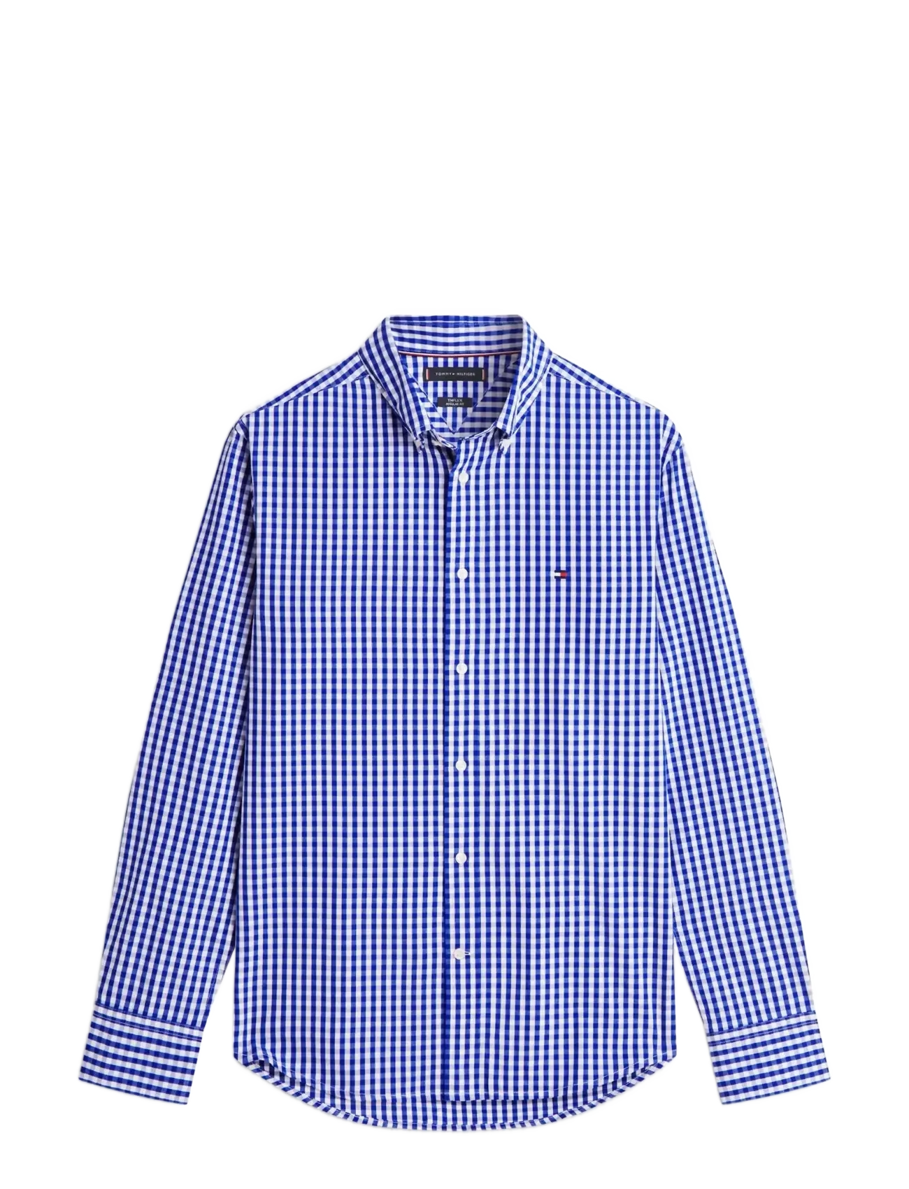 TOMMY HILFIGER Flex Poplin Gingham Rf Shirt Blau - XXL - Herren