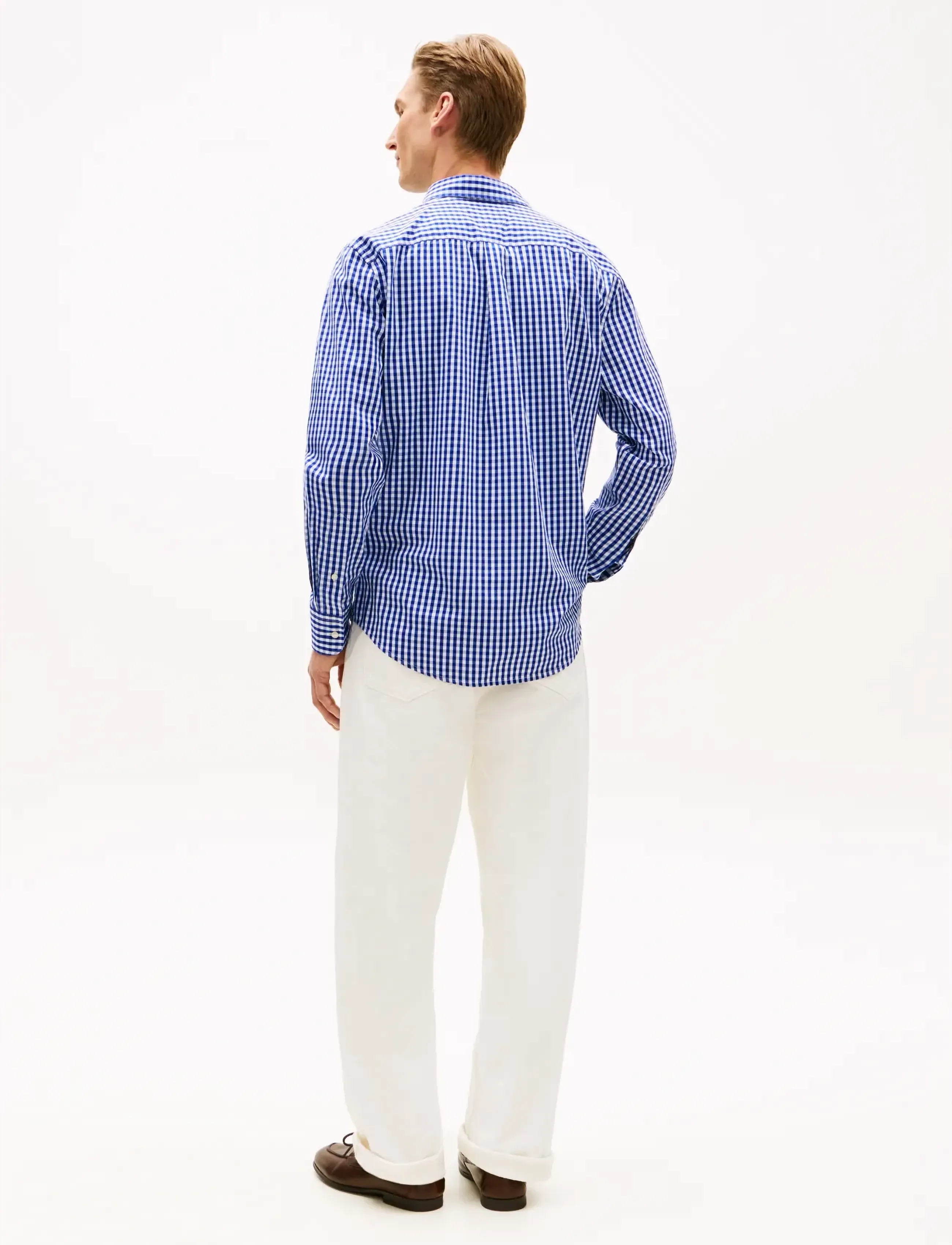 Tommy Hilfiger - FLEX POPLIN GINGHAM RF SHIRT - ruudulised särgid - wedge blue   check - 2
