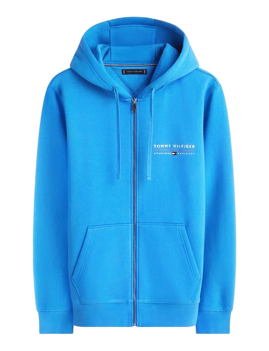 Tommy Hilfiger - BRAND LOVE TR LOCKUP FZ HOODY - sweats à capuche - blue orbit - 1
