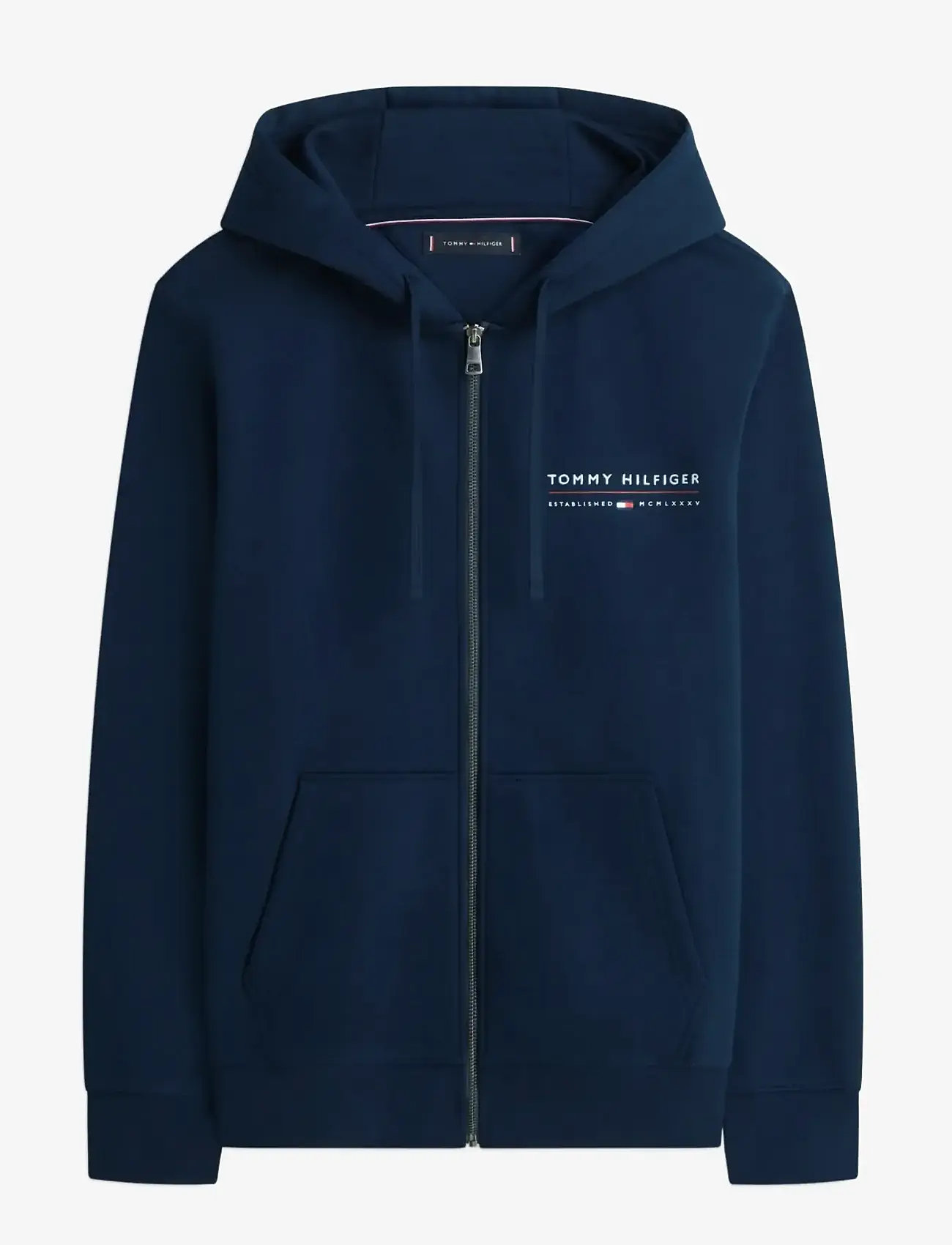 Tommy Hilfiger - BRAND LOVE TR LOCKUP FZ HOODY - kapuzenpullover - desert sky - 1