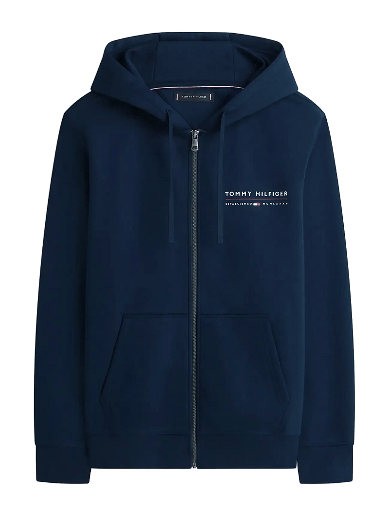 Tommy Hilfiger - BRAND LOVE TR LOCKUP FZ HOODY - kapuzenpullover - desert sky - 1
