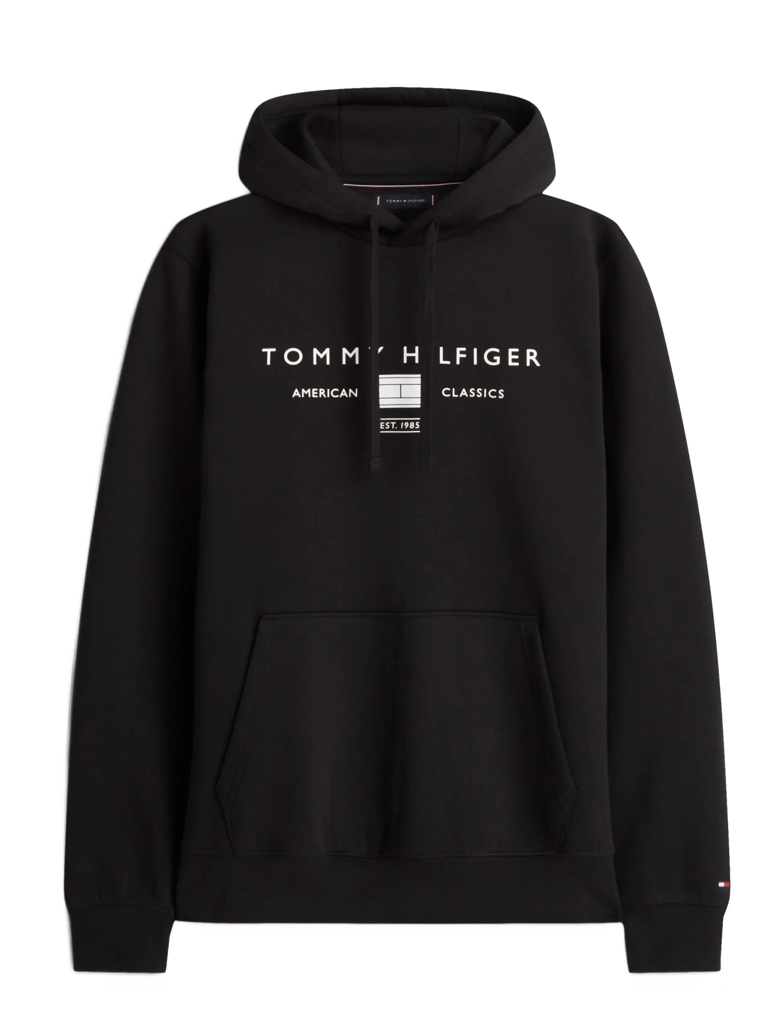 Tommy Hilfiger - BRAND LOVE TR MONO STACK HOODY - sweatshirts - black - 1